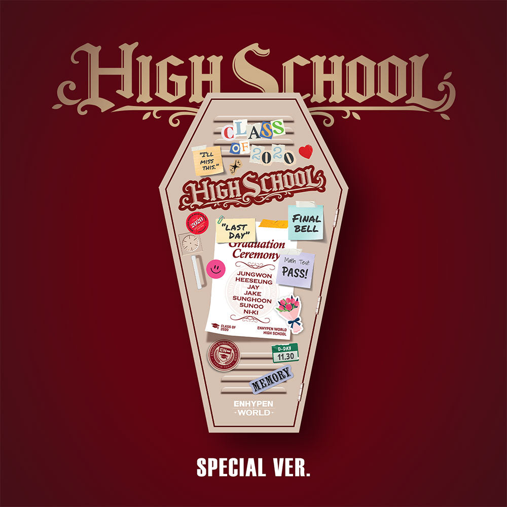ENHYPEN - ENHYPEN WORLD COUPON CARD COLLECTION HIGH SCHOOL SPECIAL ver.