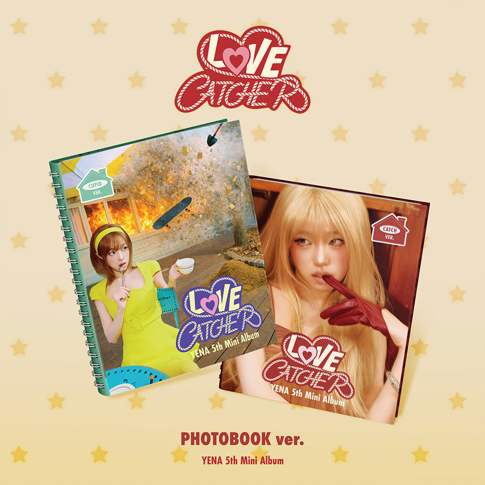 [POB] [LUCKY DRAW] YENA - LOVE CATCHER / 5th Mini Album (PHOTOBOOK Ver.) (Random)