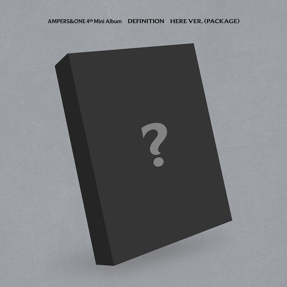 [POB] AMPERS&ONE - DEFINITION / 4th Mini Album (HERE Ver.) (CD)