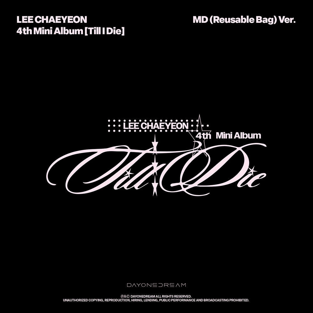 [Pre-order] LEE CHAEYEON - Till I Die / 4th Mini Album (MD (Reusable Bag) Ver.)