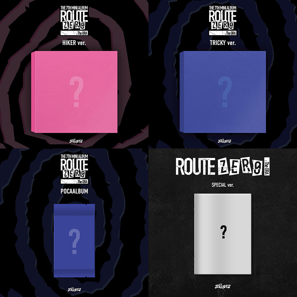 [POB] xikers - ROUTE ZERO : The ORA / 7TH MINI ALBUM (TRICKY ver.+HIKER ver.+POCAALBUM+Special ver.)