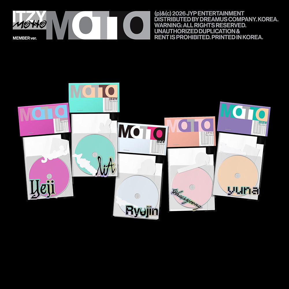 [POB] ITZY - Motto (MEMBER Ver.)