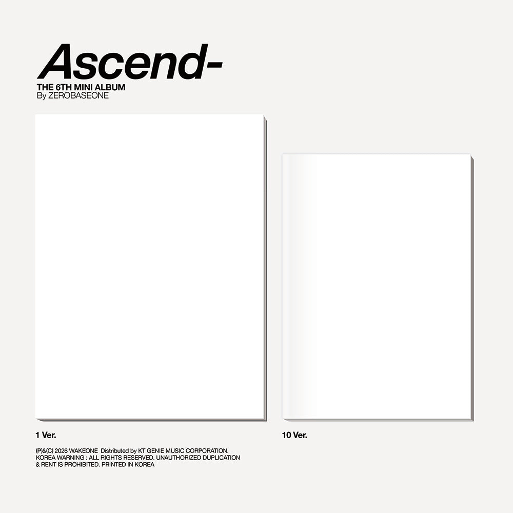 [POB] ZEROBASEONE - [Ascend-] / The 6th Mini Album (Photobook Ver.)