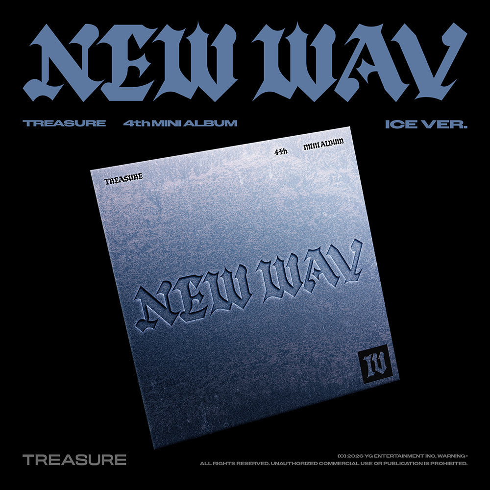 [POB] TREASURE - NEW WAV / 4th MINI ALBUM (ICE VER.)