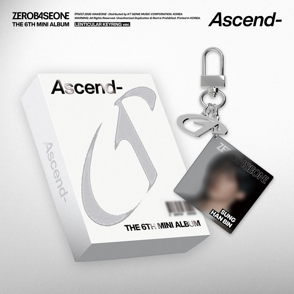 [Pre-order] ZEROBASEONE - Ascend- / 6th Mini Album (KEYRING Ver.)