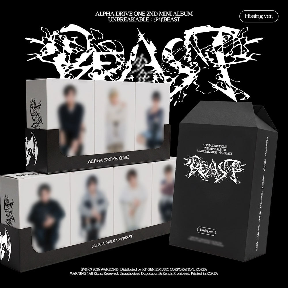 [POB] ALPHA DRIVE ONE - UNBREAKABLE : 少年BEAST / 2ND MINI ALBUM (Hissing Ver.)