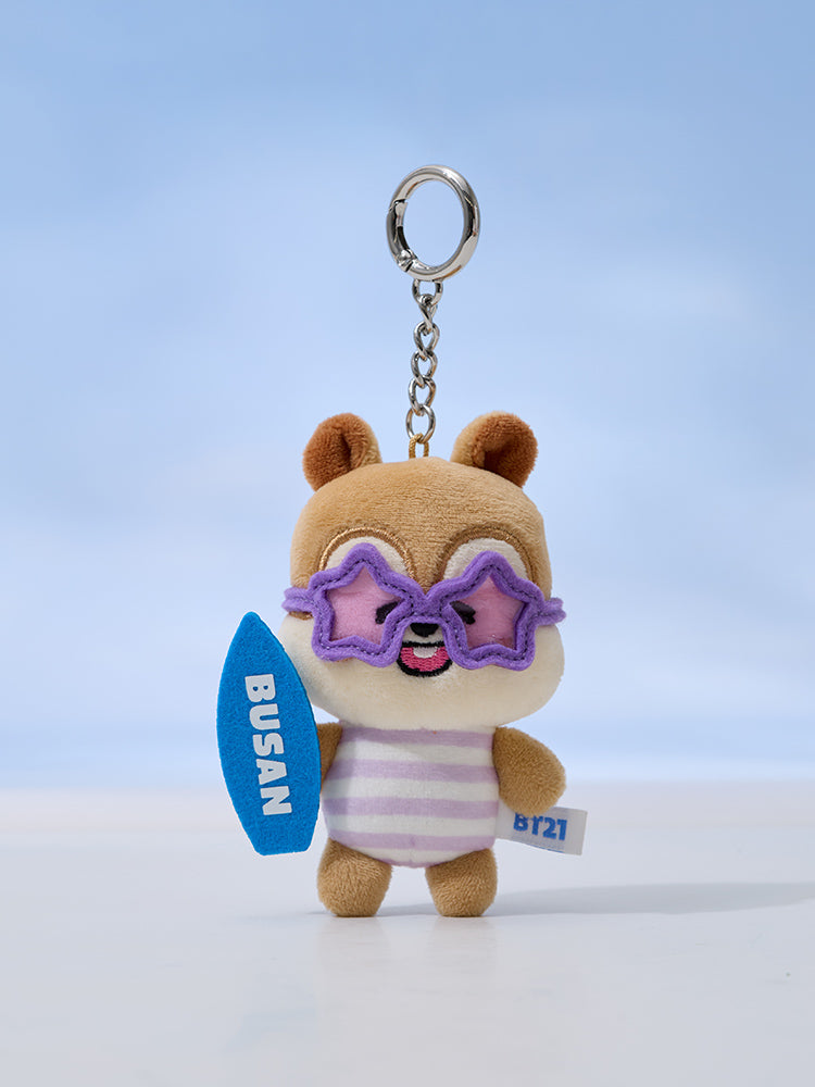 BT21 - Vacation Plush Keyring / BT21 Busan Edition