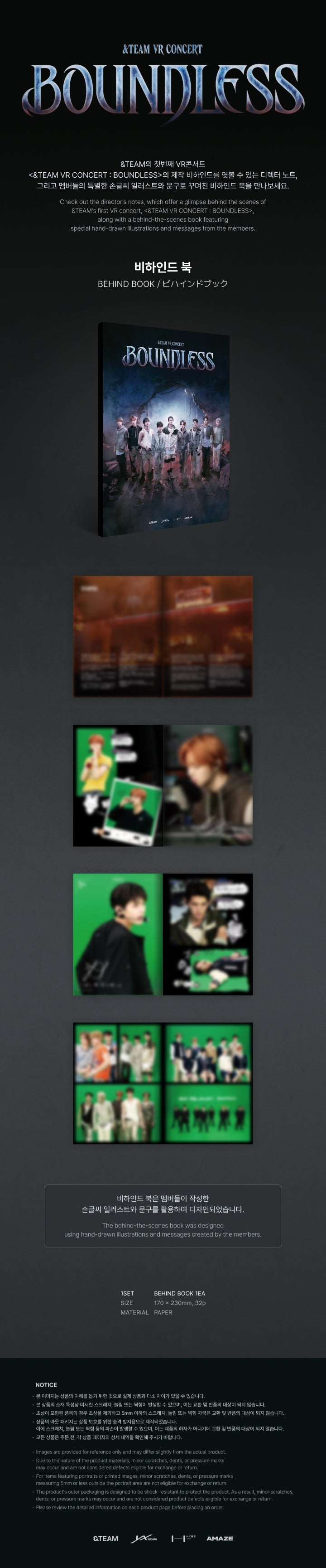 [Pre-order] &TEAM - Behind Book / &Team VR CONCERT BOUNDLESS