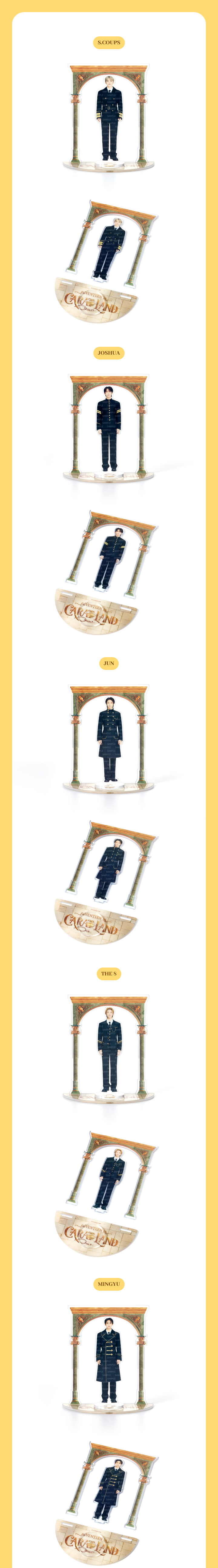 [Pre-order] SEVENTEEN - Turning Acrylic Stand / 2026 SEVENTEEN in CARATLAND