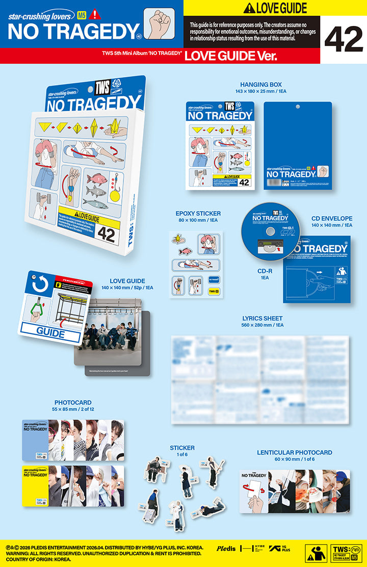 [POB] [LUCKY DRAW] TWS - NO TRAGEDY / 5th Mini Album (Standard ver.)