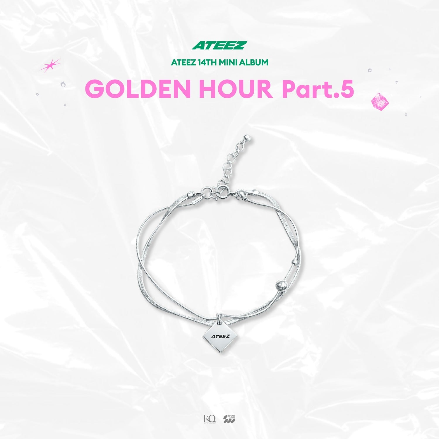 [Pre-order] ATEEZ - 925 SILVER BRACELET / GOLDEN HOUR : Part.5 POP-UP STORE MD