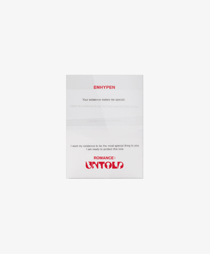 ENHYPEN - ROMANCE : UNTOLD / 2ND FULL ALBUM (Weverse Albums ver.)