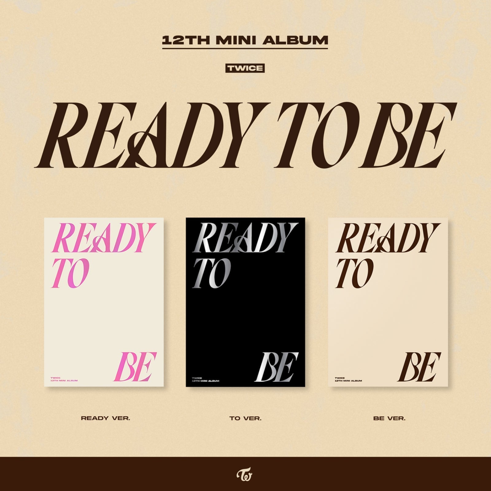 TWICE - READY TO BE / 12TH MINI ALBUM (Standard ver.)(Random)