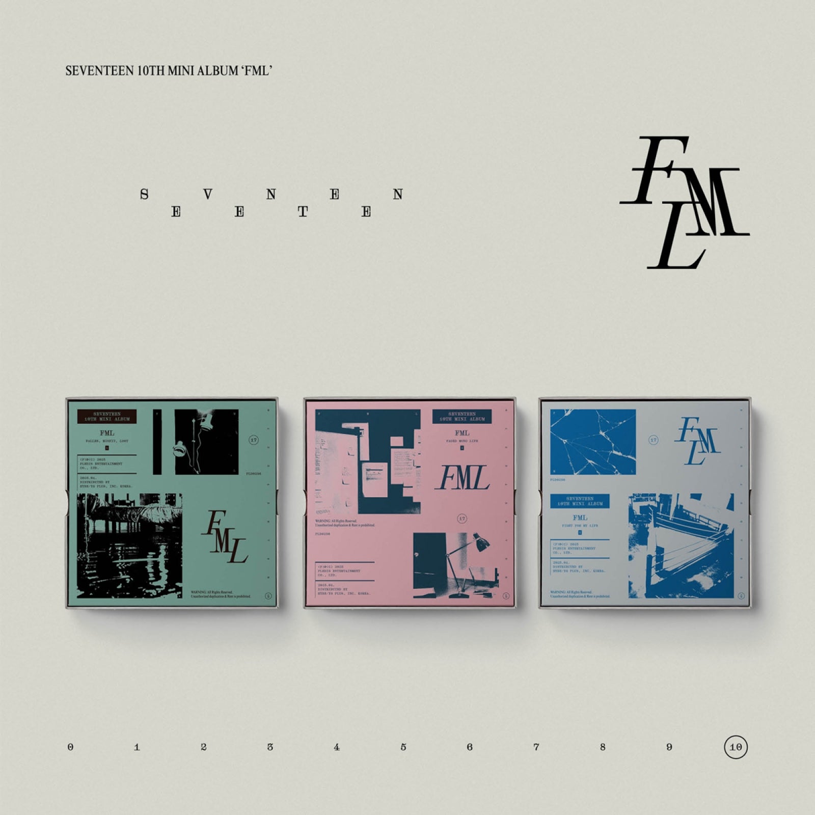 SEVENTEEN - FML / 10th Mini Album (Standard ver.) *Cover Select