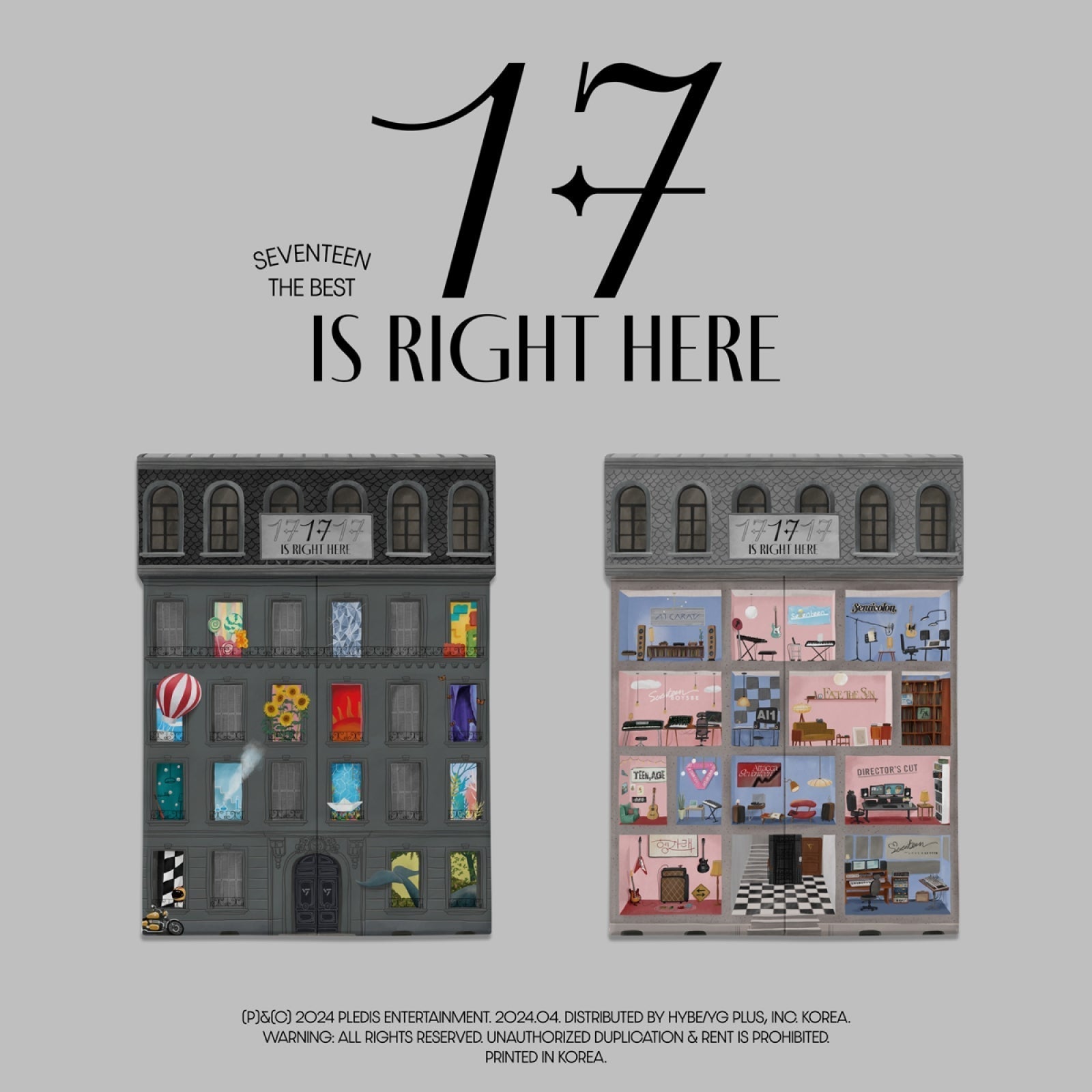 SEVENTEEN - 17 IS RIGHT HERE / SEVENTEEN BEST ALBUM (Standard ver.)(Random)