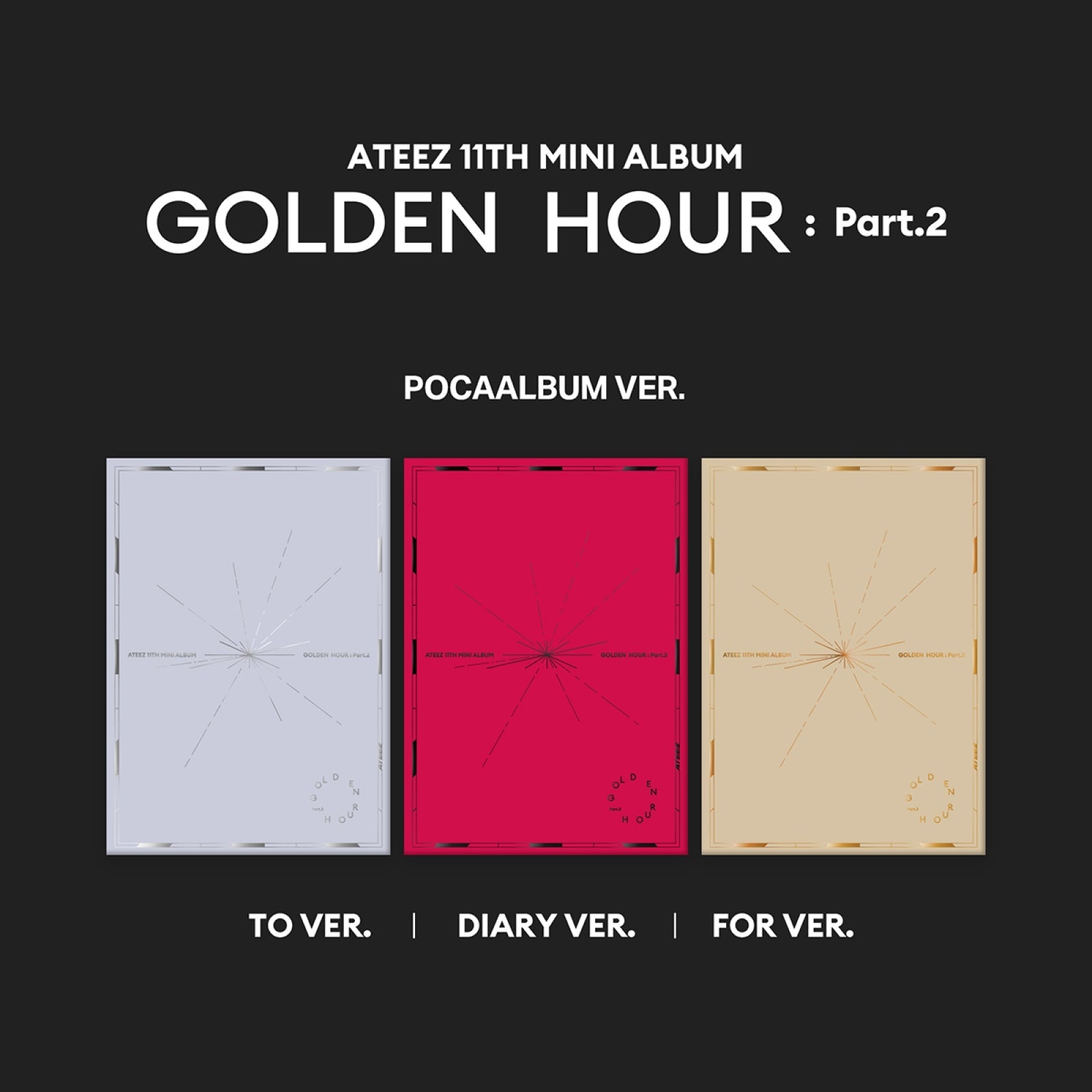 [02/04 1:1 VIDEO CALL by MAKESTAR] ATEEZ - GOLDEN HOUR: Part.2 (POCAALBUM ver.)