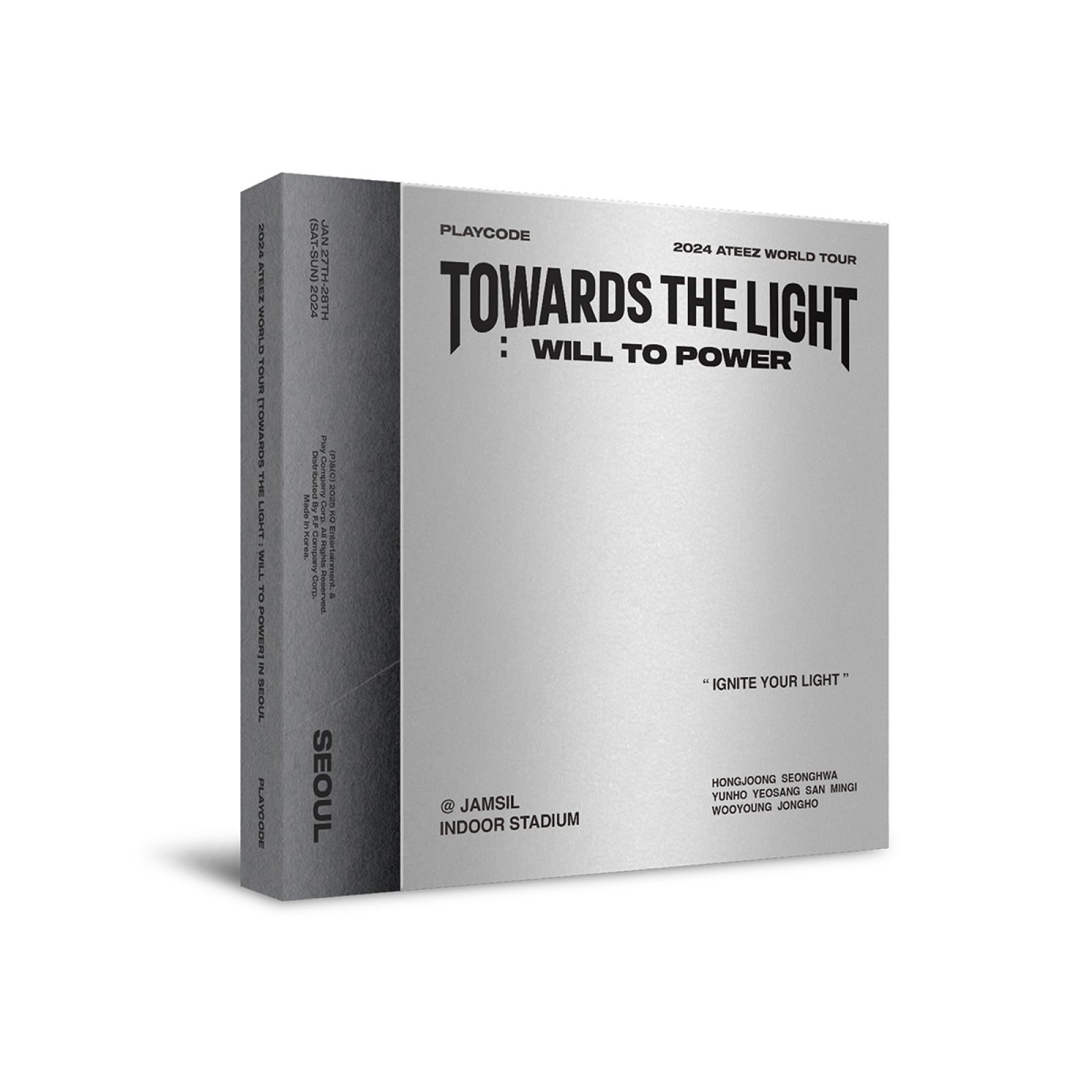 [POB] ATEEZ - TOWARDS THE LIGHT : WILL TO POWER IN SEOUL/ 2024 ATEEZ WORLD TOUR (PLAYCODE ver.)