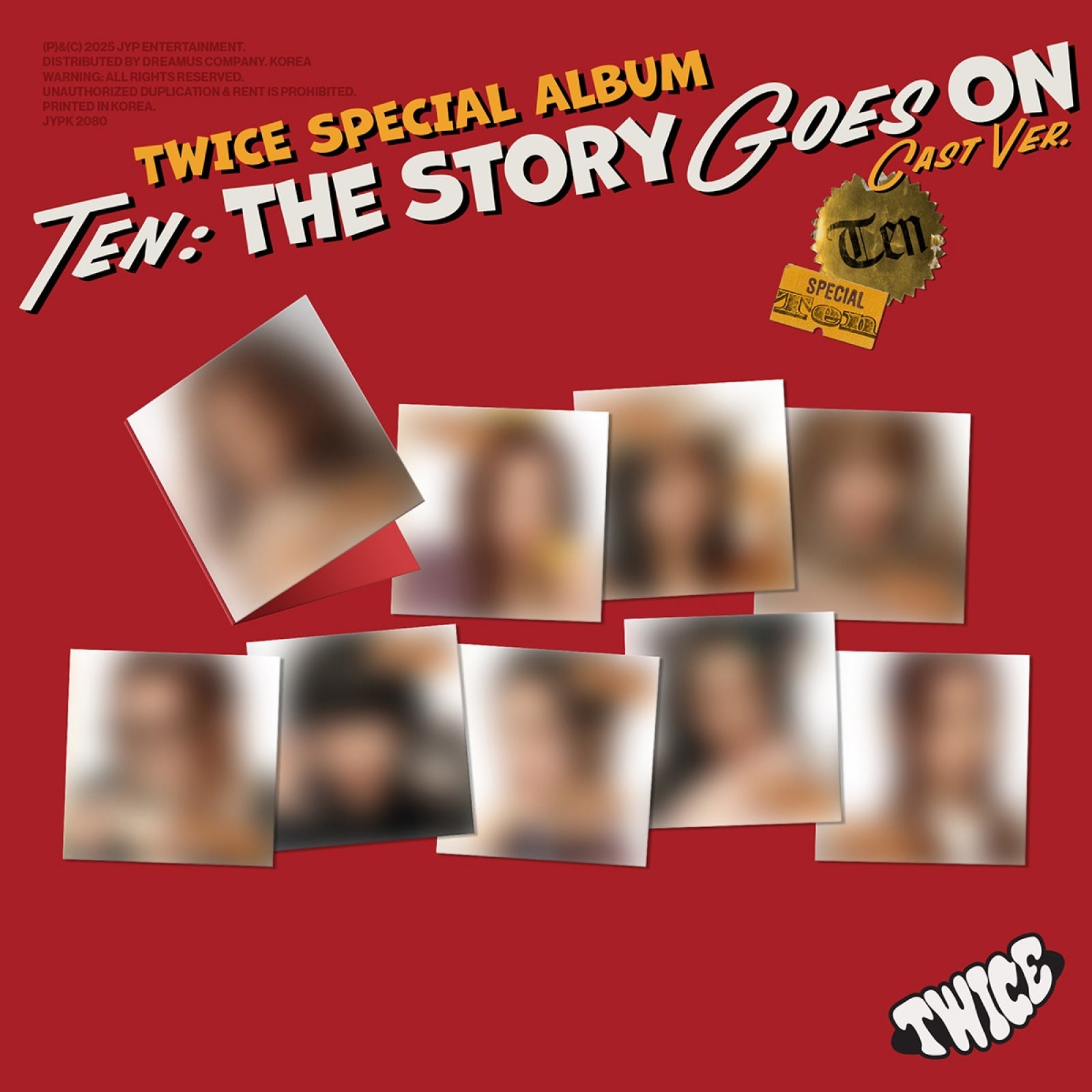 TWICE - TEN: The Story Goes On / SPECIAL ALBUM (Cast Ver.) *Random