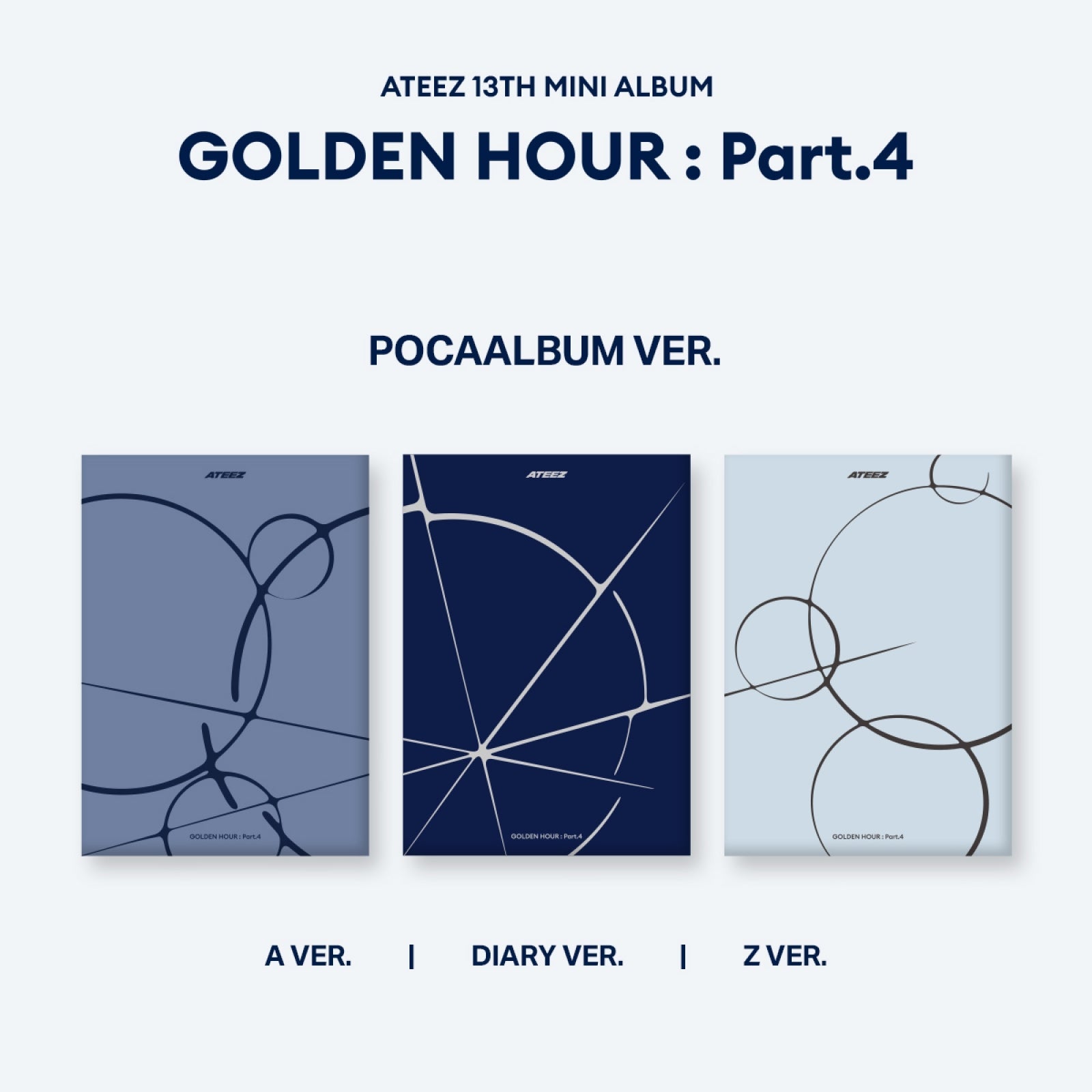 ATEEZ - GOLDEN HOUR : Part.4 (POCAALBUM VER.)