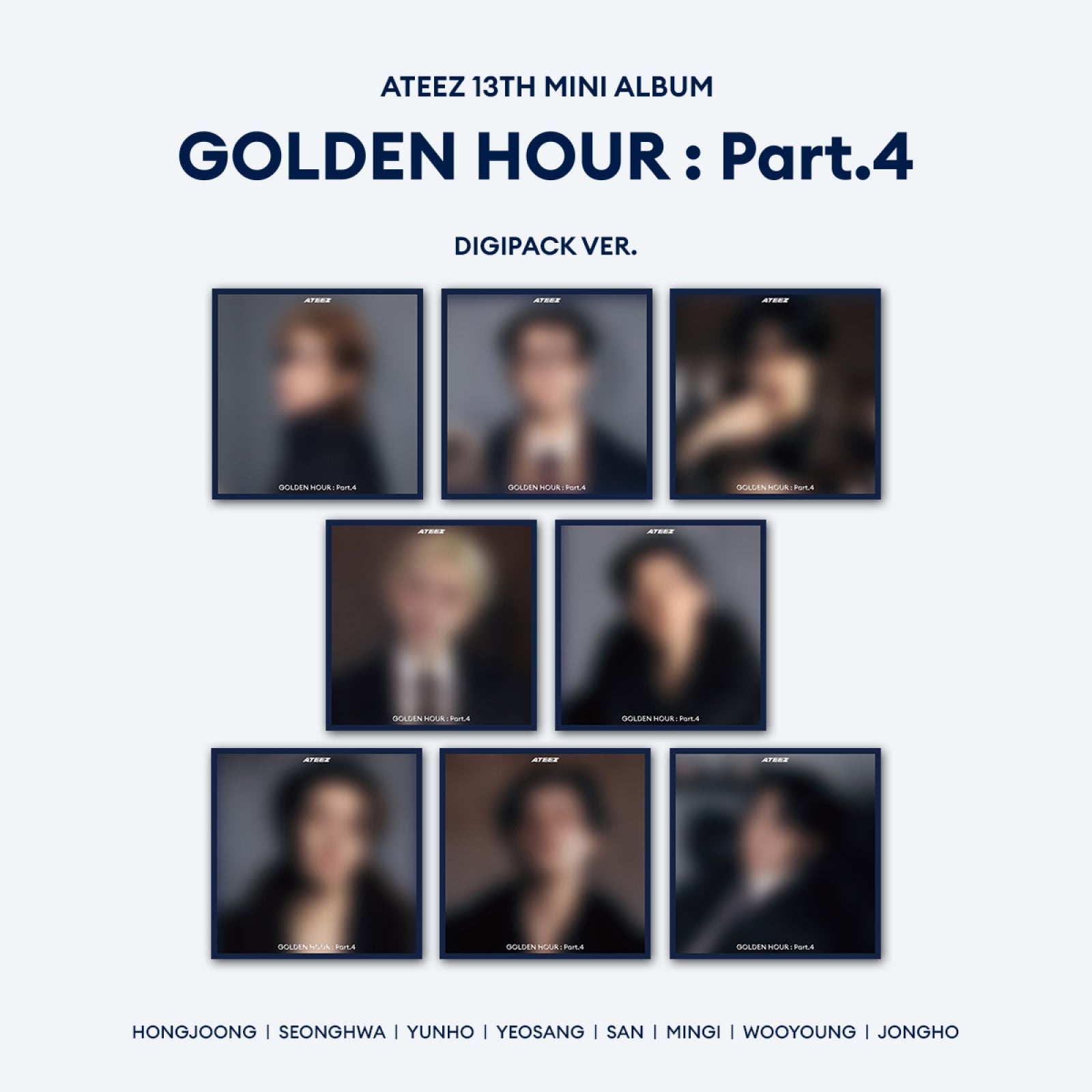 ATEEZ - GOLDEN HOUR : Part.4 (DIGIPACK VER.) *Member Select