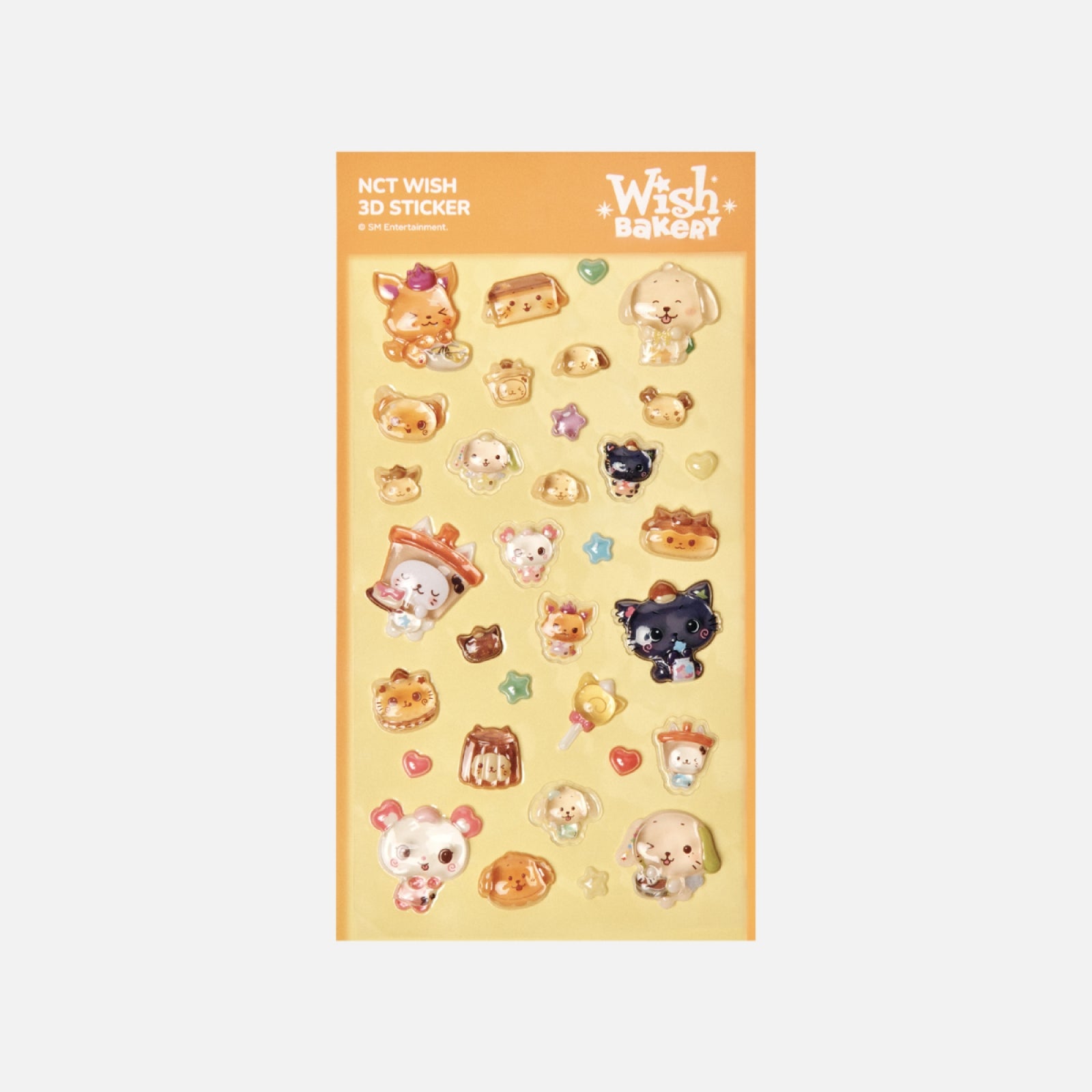 NCT WISH -3D STICKER / 2026 NCT WISH [WISH BAKERY] POP UP OFFICIAL MD