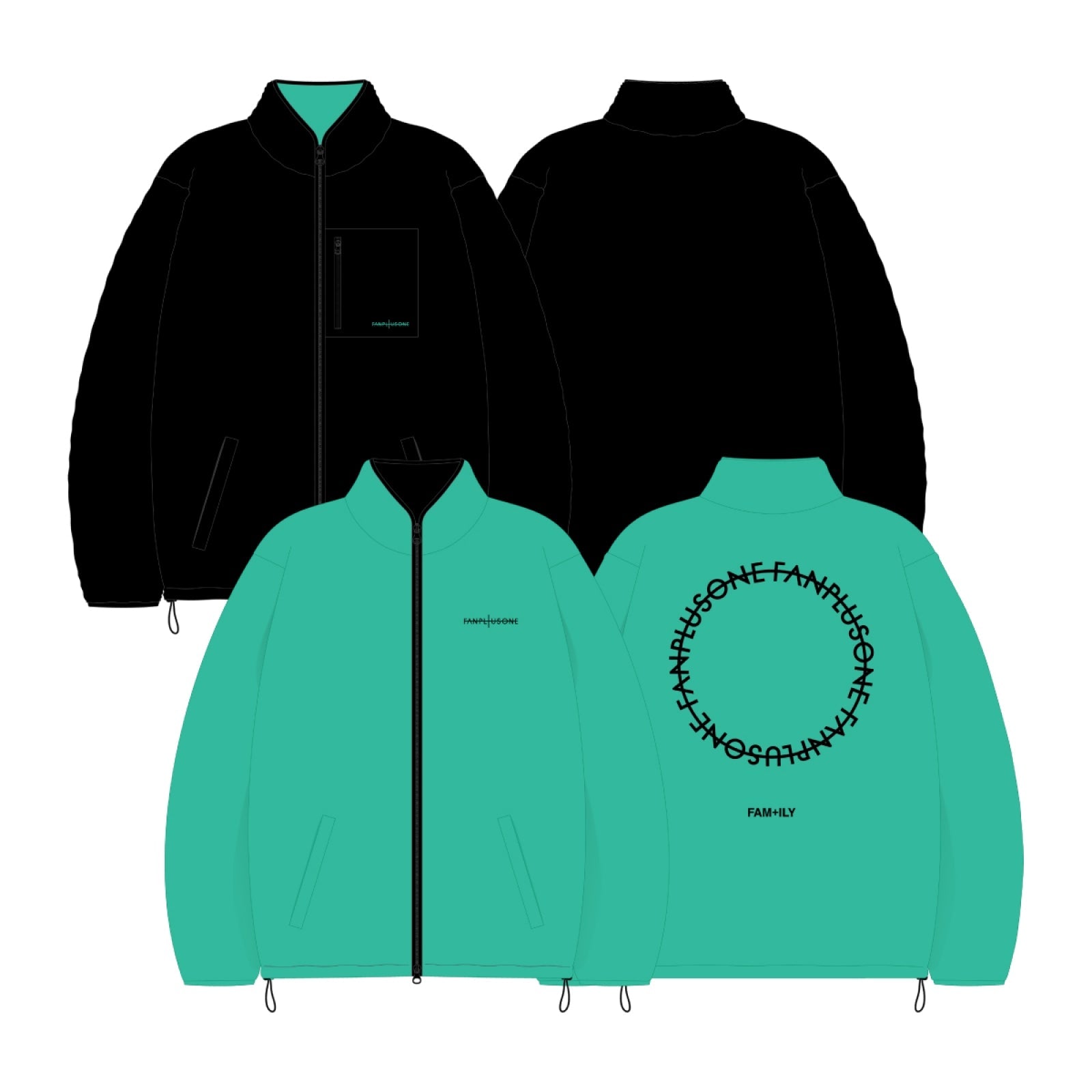 G-DRAGON - REVERSIBLE JUMPER / 2026 G-DRAGON 'FAM' MEETING [FAM+ILY : FAMILY : FAM I LOVE YOU] OFFICIAL MD