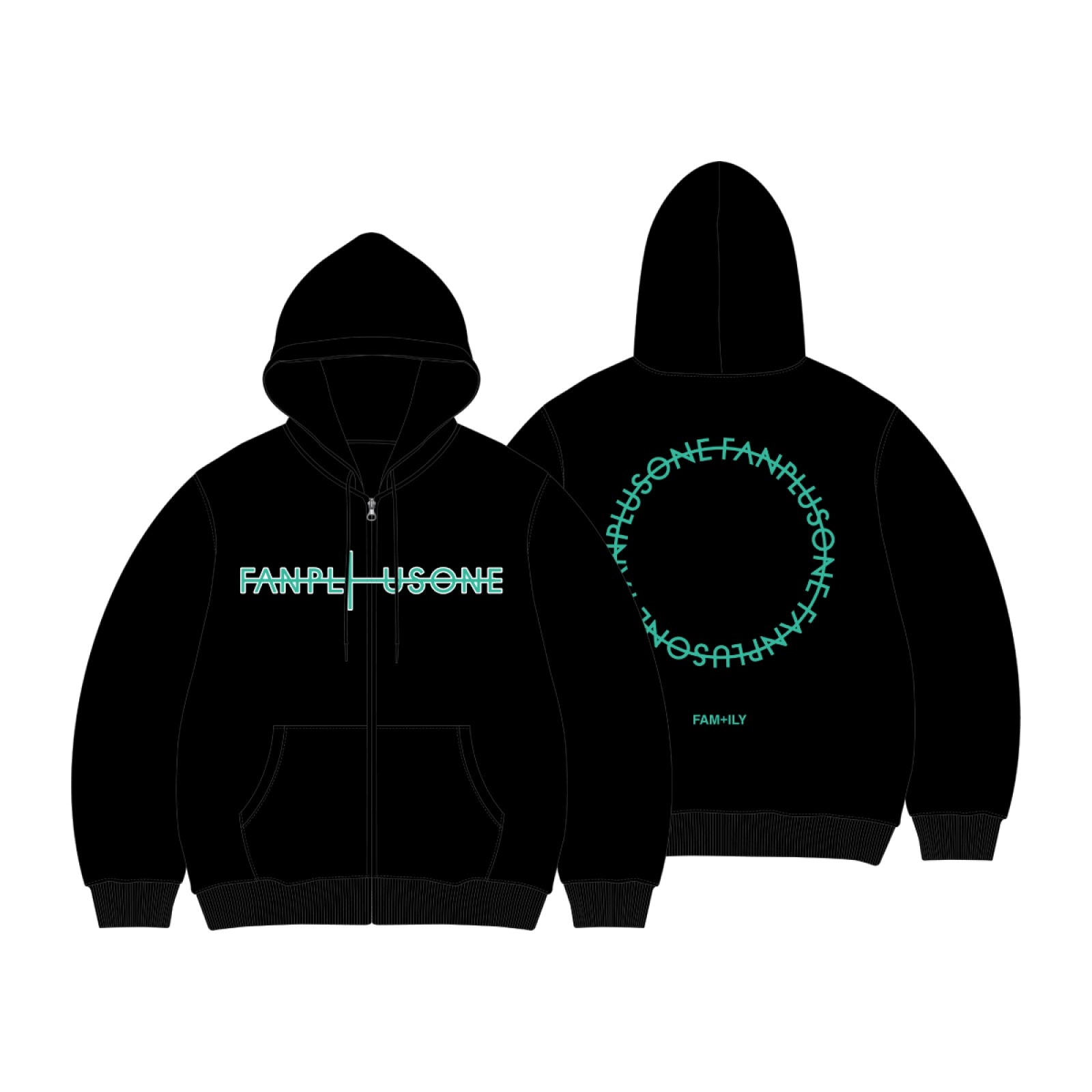 G-DRAGON - HOODIE ZIP-UP / 2026 G-DRAGON 'FAM' MEETING [FAM+ILY : FAMILY : FAM I LOVE YOU] OFFICIAL MD