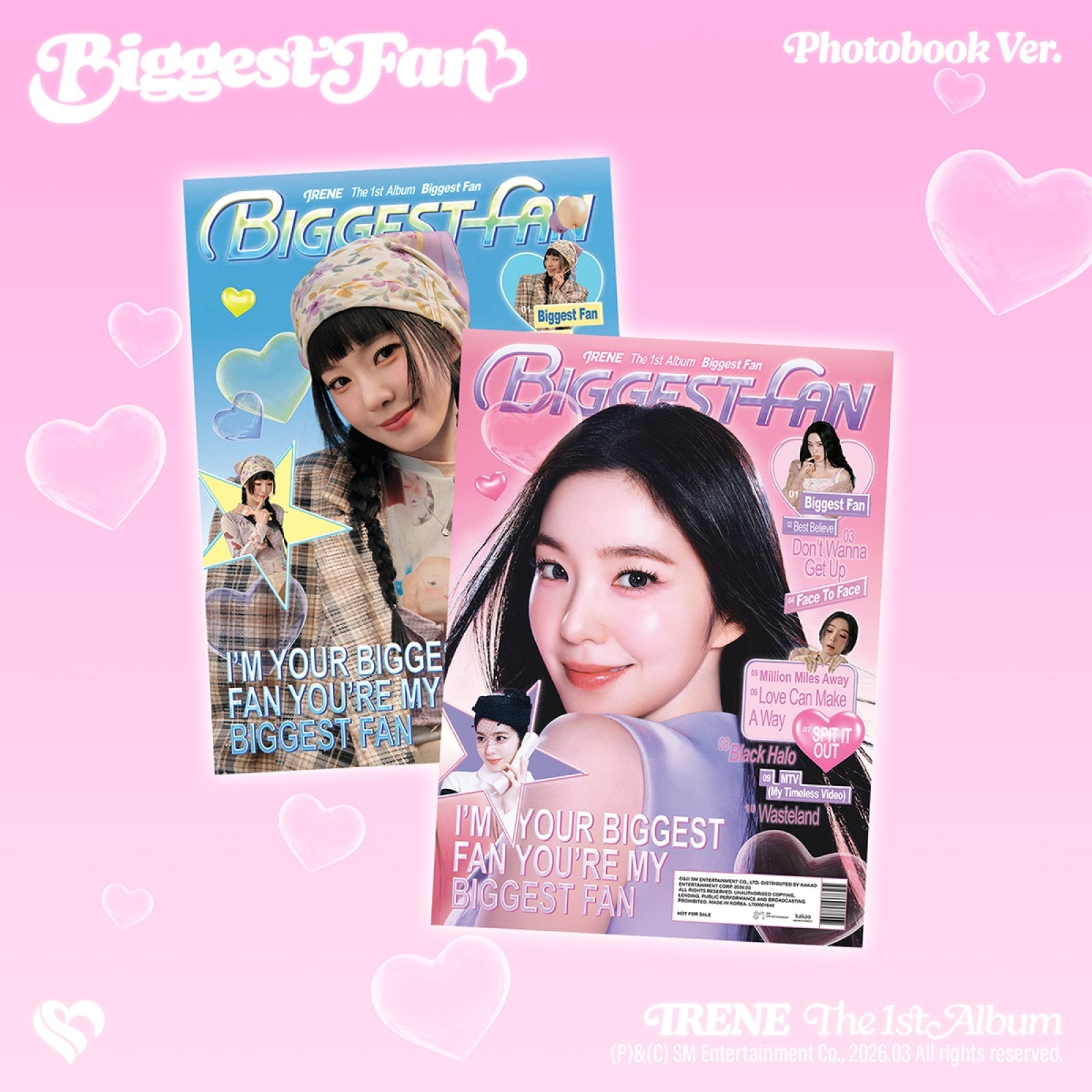 IRENE - Biggest Fan / 1st Album (Photobook Ver.) (Random)