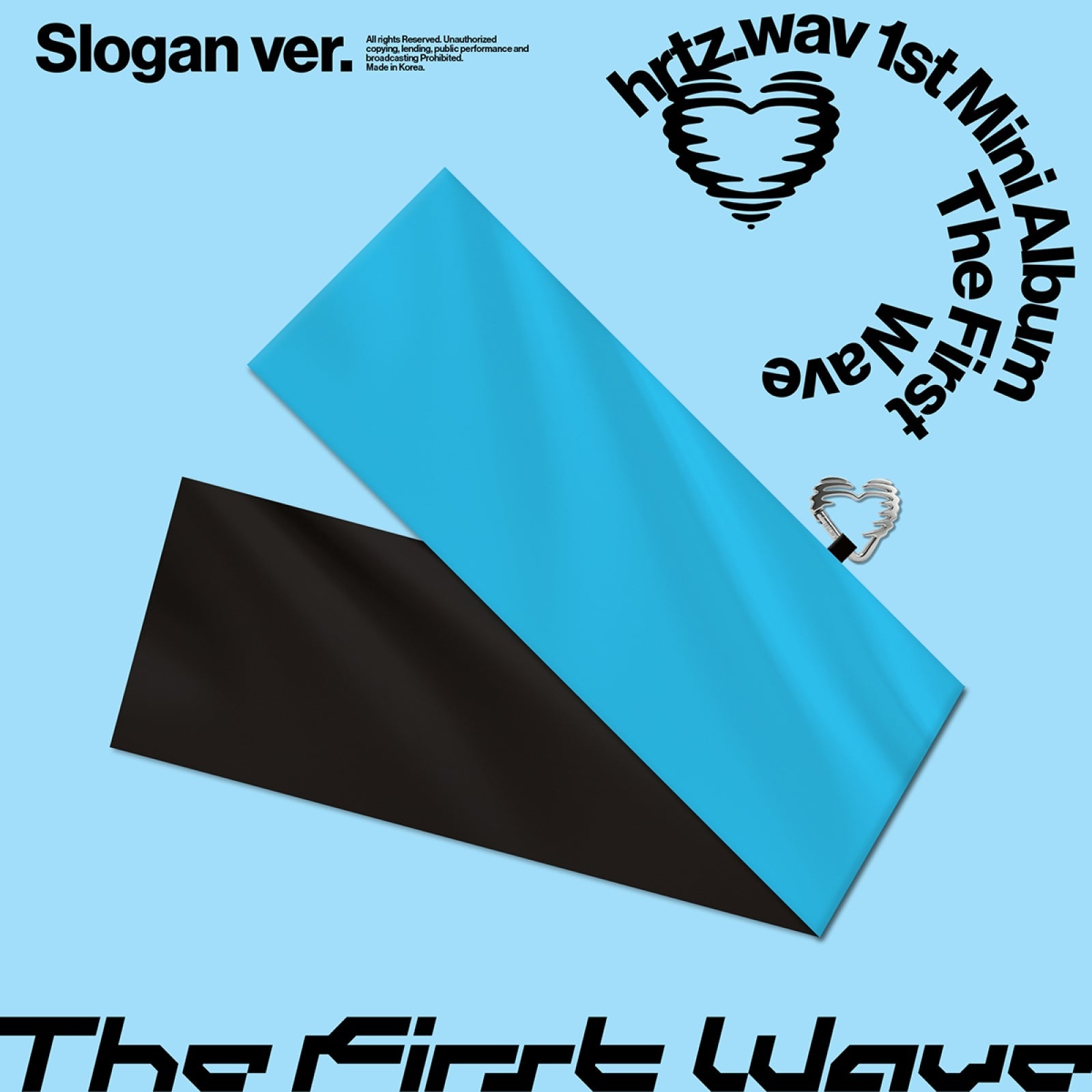 [Pre-order] hrtz.wav - The First Wave / 1st Mini Album (Slogan ver.)