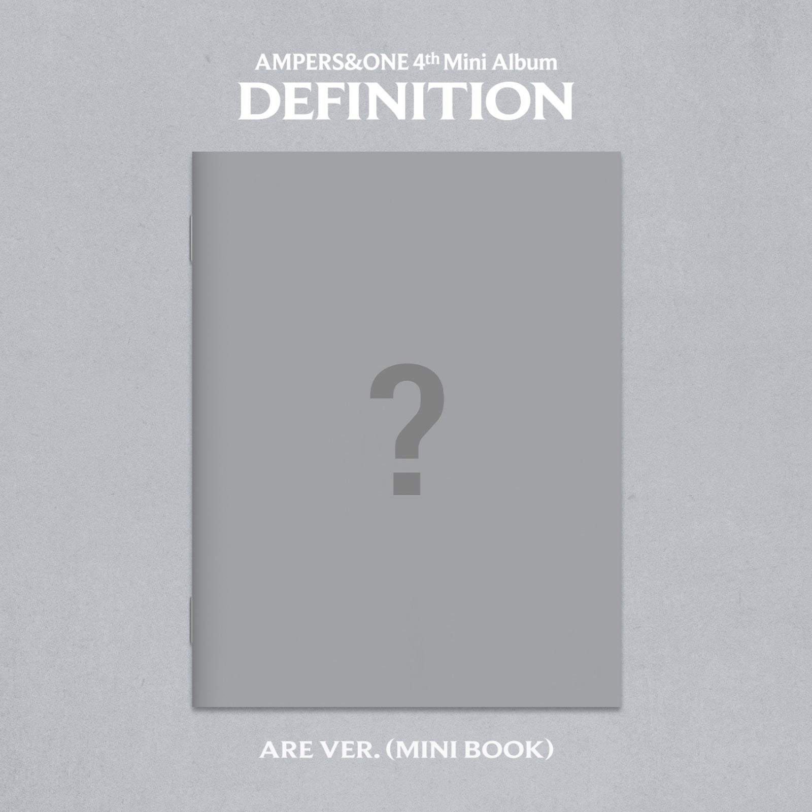 [POB] AMPERS&ONE - DEFINITION / 4th Mini Album (ARE Ver.) (CD)