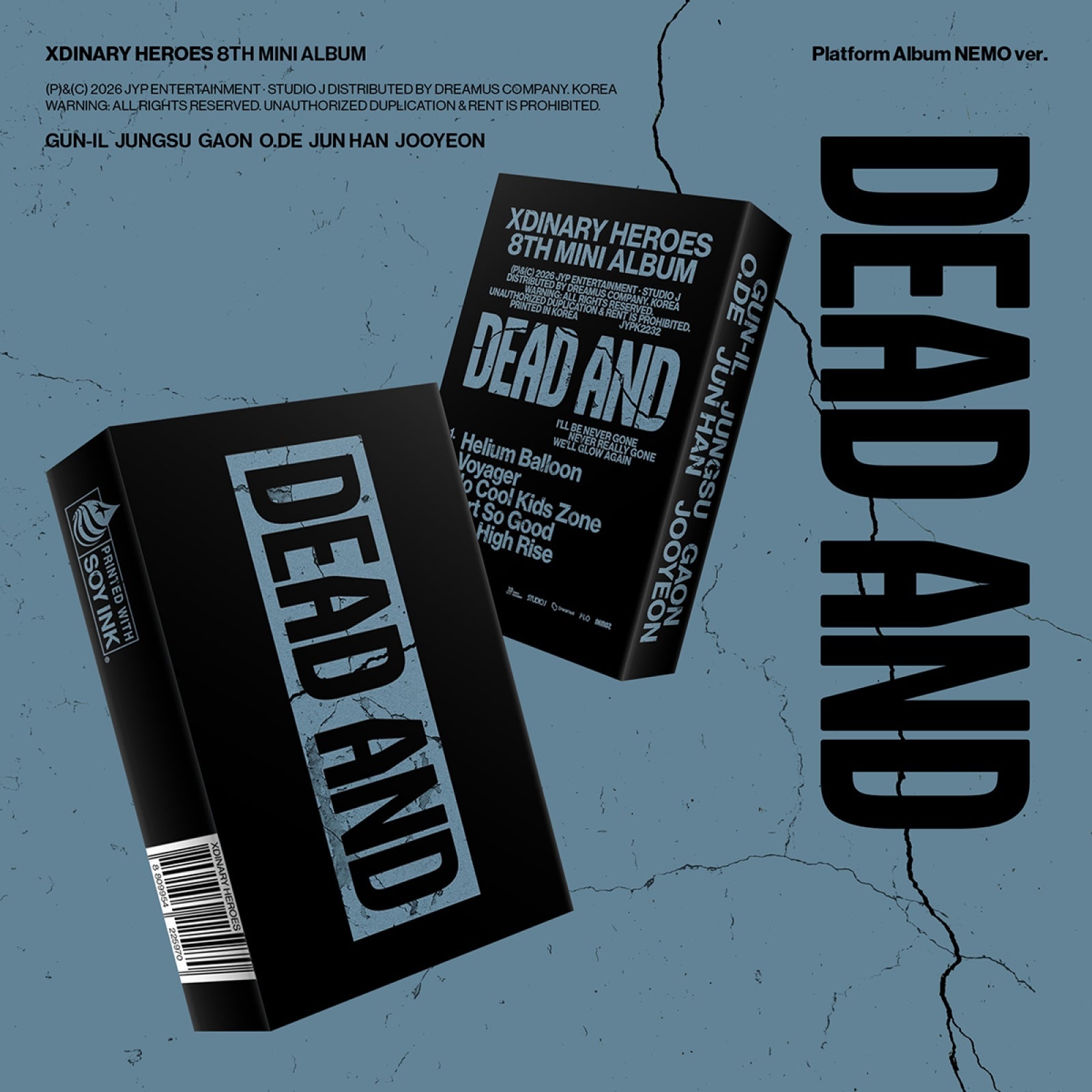 [Pre-order] Xdinary Heroes - DEAD AND / 8th Mini Album (Platform Album NEMO ver.)