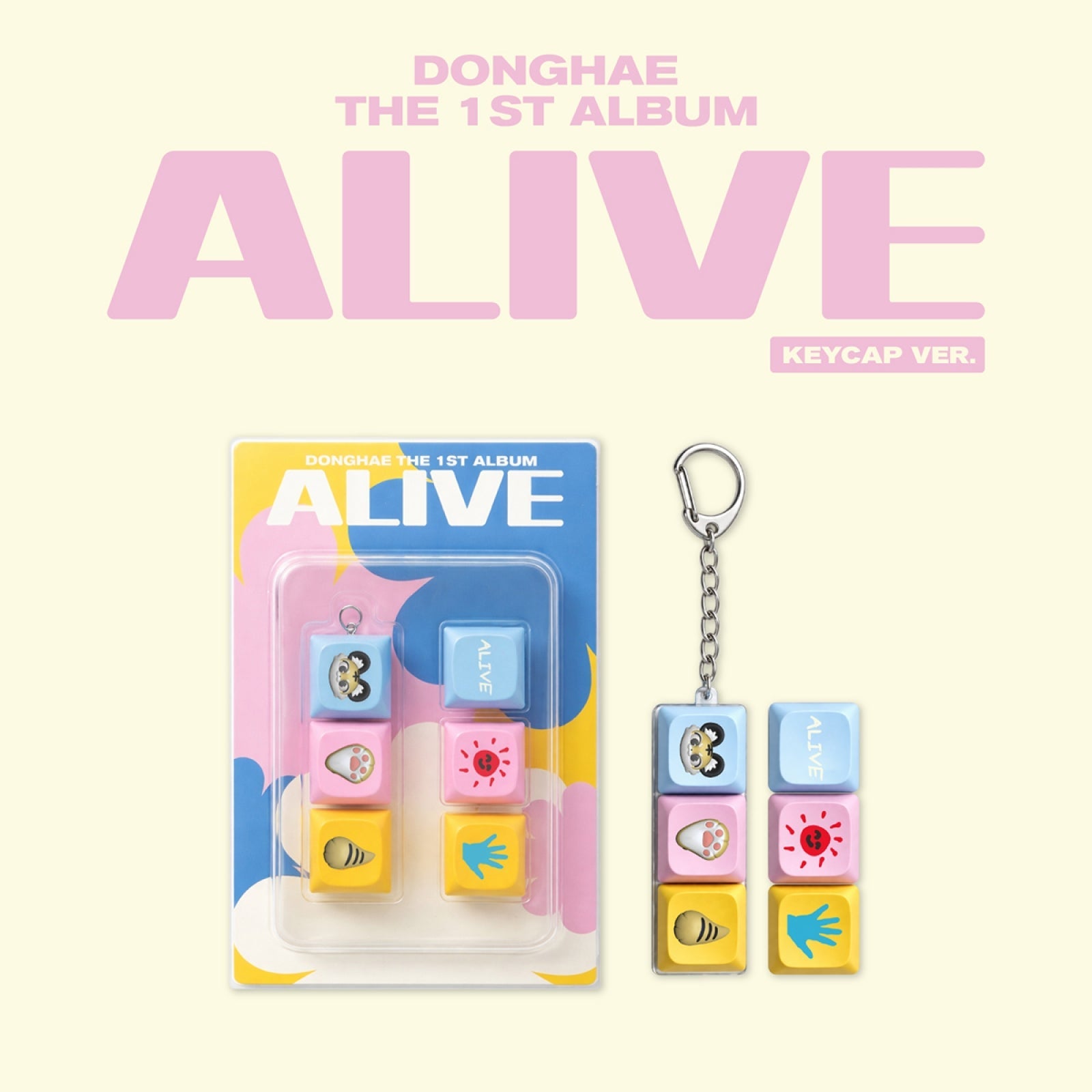 [Pre-order] DONGHAE - ALIVE / 1ST ALBUM (KEYBOARD KEY CAP ver.)