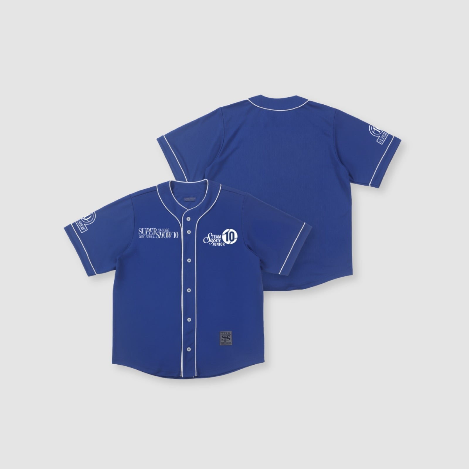 [Pre-order] SUPER JUNIOR - 02 BASEBALL UNIFORM (NON-MARKING ver.) / 2026 SUPER JUNIOR 20th Anniversary TOUR [SUPER SHOW 10] SJ-CORE in SEOUL OFFICIAL MD