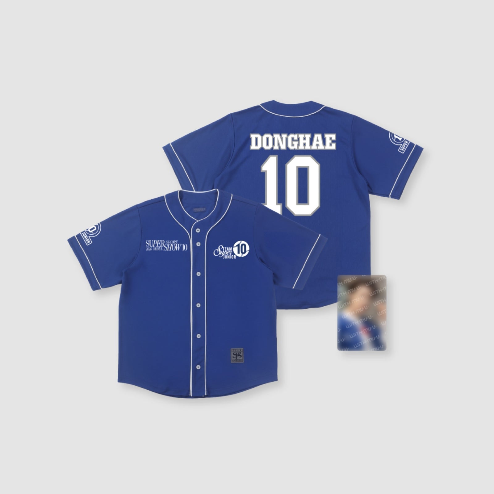 [Pre-order] SUPER JUNIOR - BASEBALL UNIFORM SET / 2026 SUPER JUNIOR 20th Anniversary TOUR [SUPER SHOW 10] SJ-CORE in SEOUL OFFICIAL MD