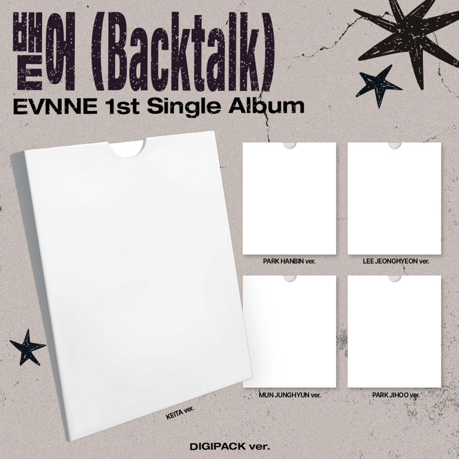 [Pre-order] EVNNE - Backtalk / 1ST SINGLE ALBUM (DIGIPACK ver.)