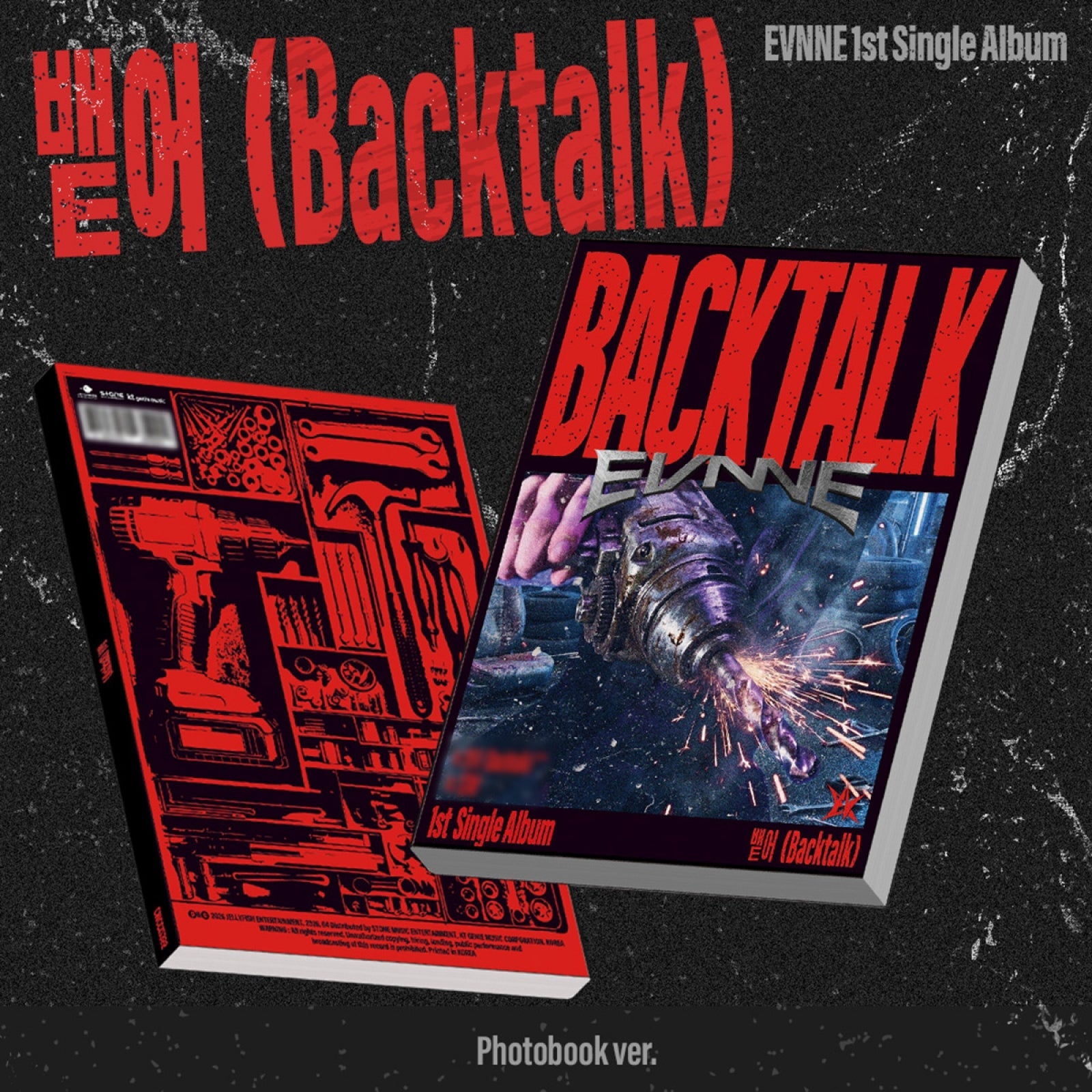 [Pre-order] EVNNE - Backtalk / 1ST SINGLE ALBUM (Photobook ver.)