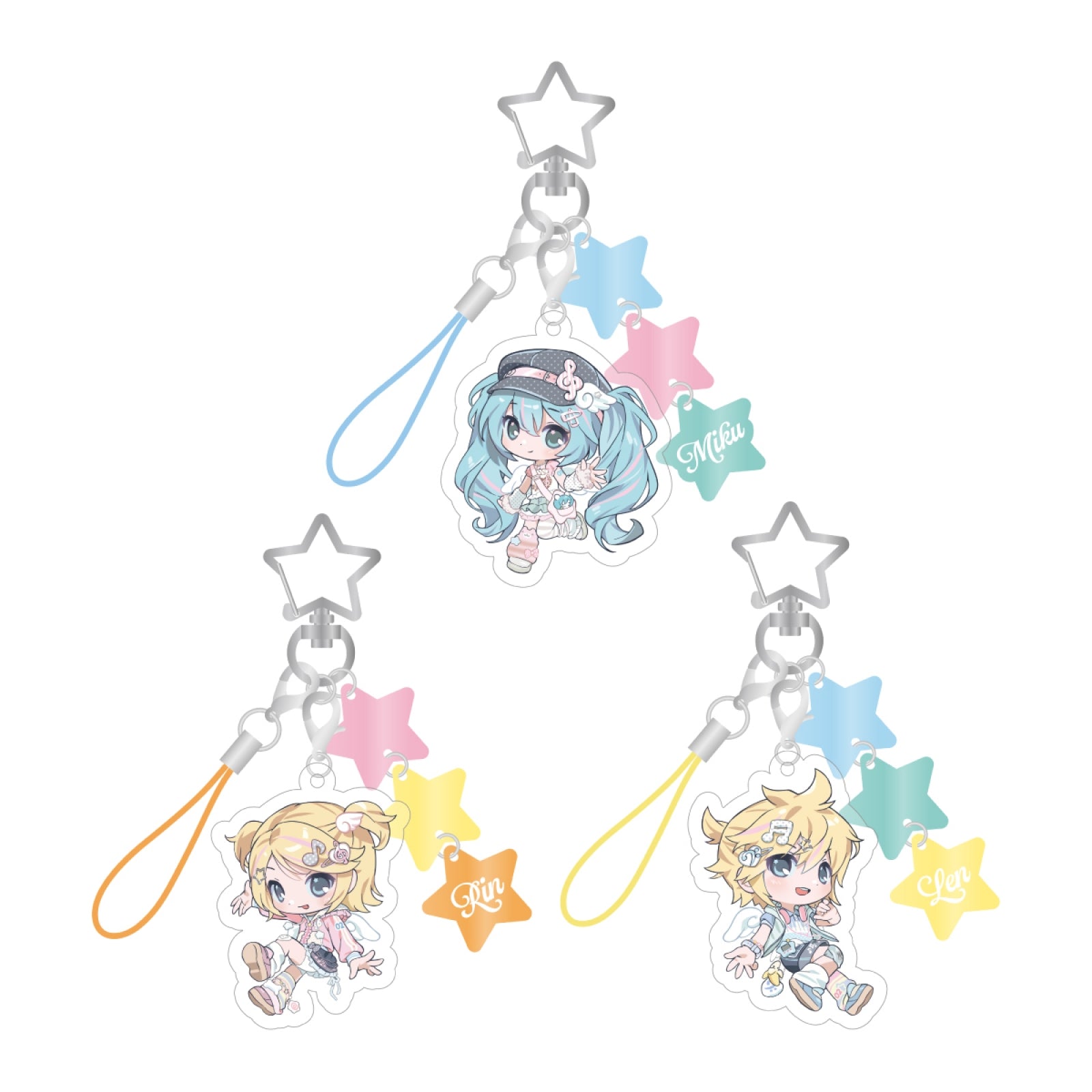 [Pre-order] MIKU & RIN & LEN - ACRYLIC KEYRING-MIKU / MIKU & RIN & LEN OFFICIAL POP-UP STORE in SEOUL [Meet and Greet] OFFICIAL MD