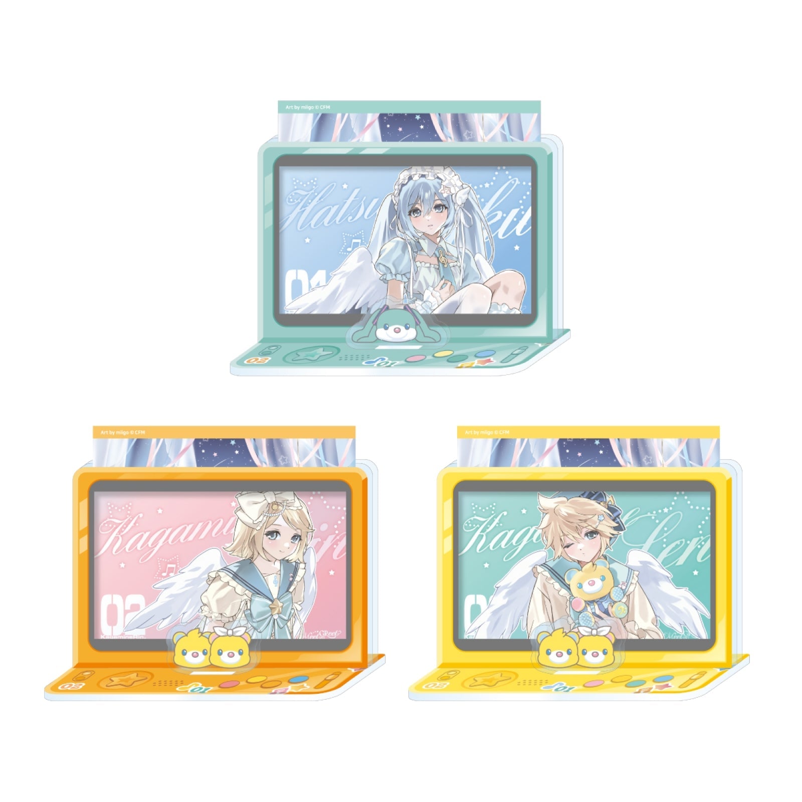 [Pre-order] MIKU & RIN & LEN - ACRYLIC PHOTO FRAME STAND / MIKU & RIN & LEN OFFICIAL POP-UP STORE in SEOUL [Meet and Greet] OFFICIAL MD