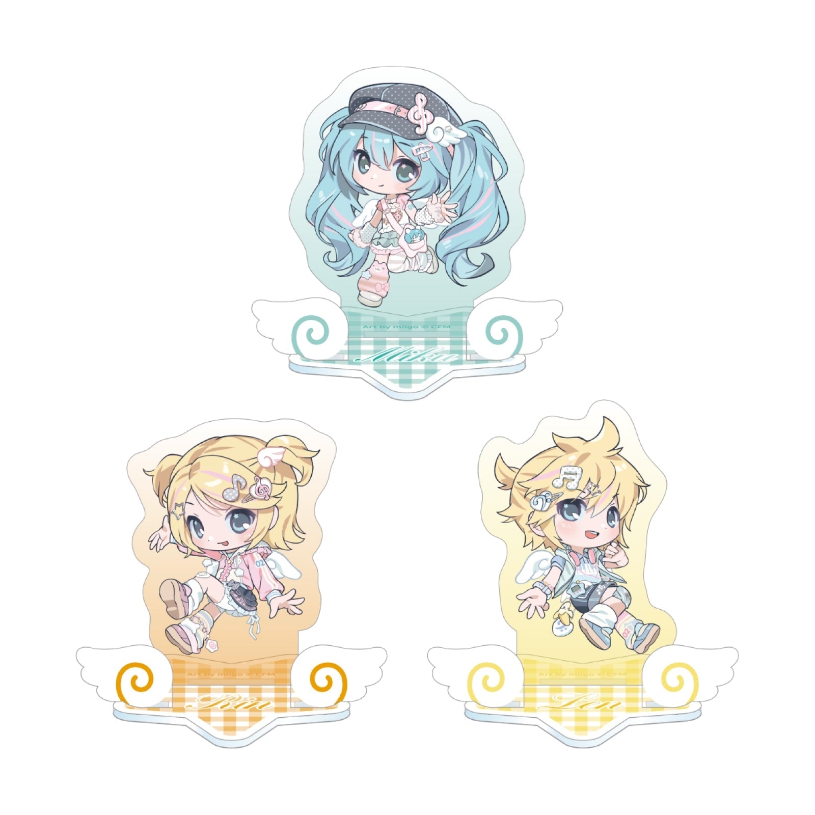 [Pre-order] MIKU & RIN & LEN - MINI ACRYLIC STAND / MIKU & RIN & LEN OFFICIAL POP-UP STORE in SEOUL [Meet and Greet] OFFICIAL MD