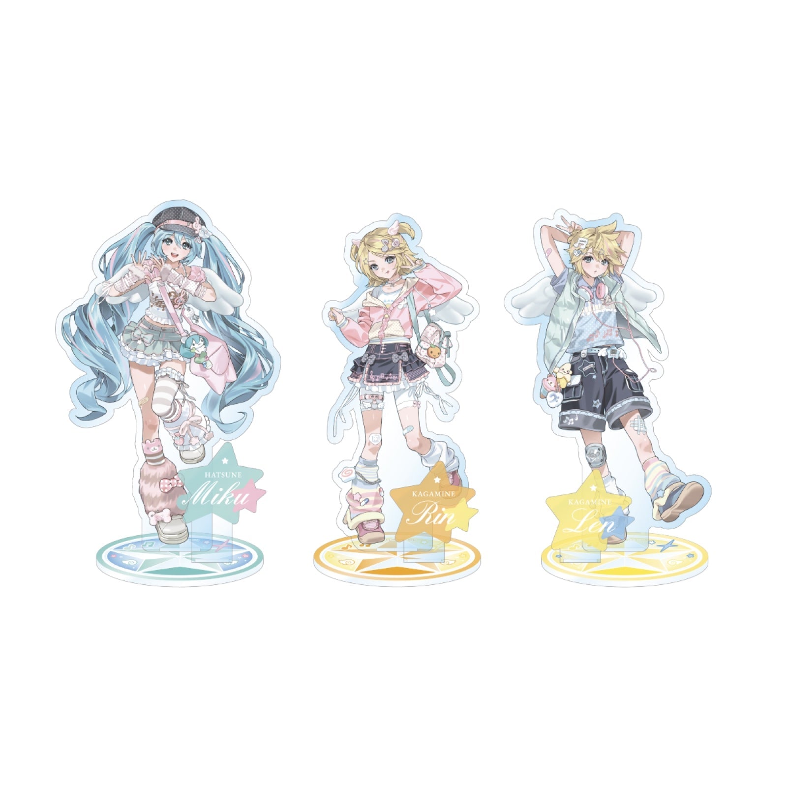 [Pre-order] MIKU & RIN & LEN - ACRYLIC STAND / MIKU & RIN & LEN OFFICIAL POP-UP STORE in SEOUL [Meet and Greet] OFFICIAL MD