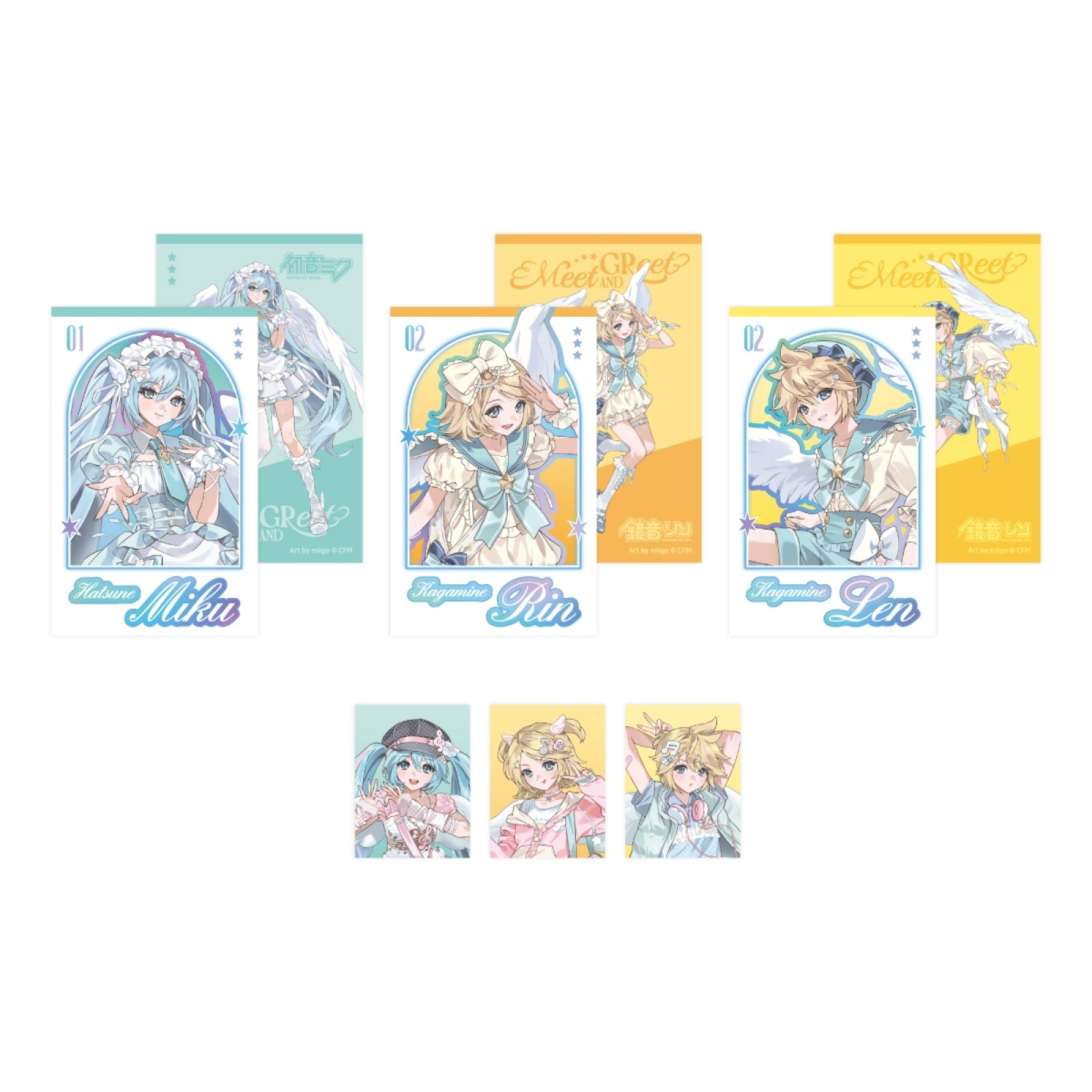 [Pre-order] MIKU & RIN & LEN - PHOTO SET  / MIKU & RIN & LEN OFFICIAL POP-UP STORE in SEOUL [Meet and Greet] OFFICIAL MD
