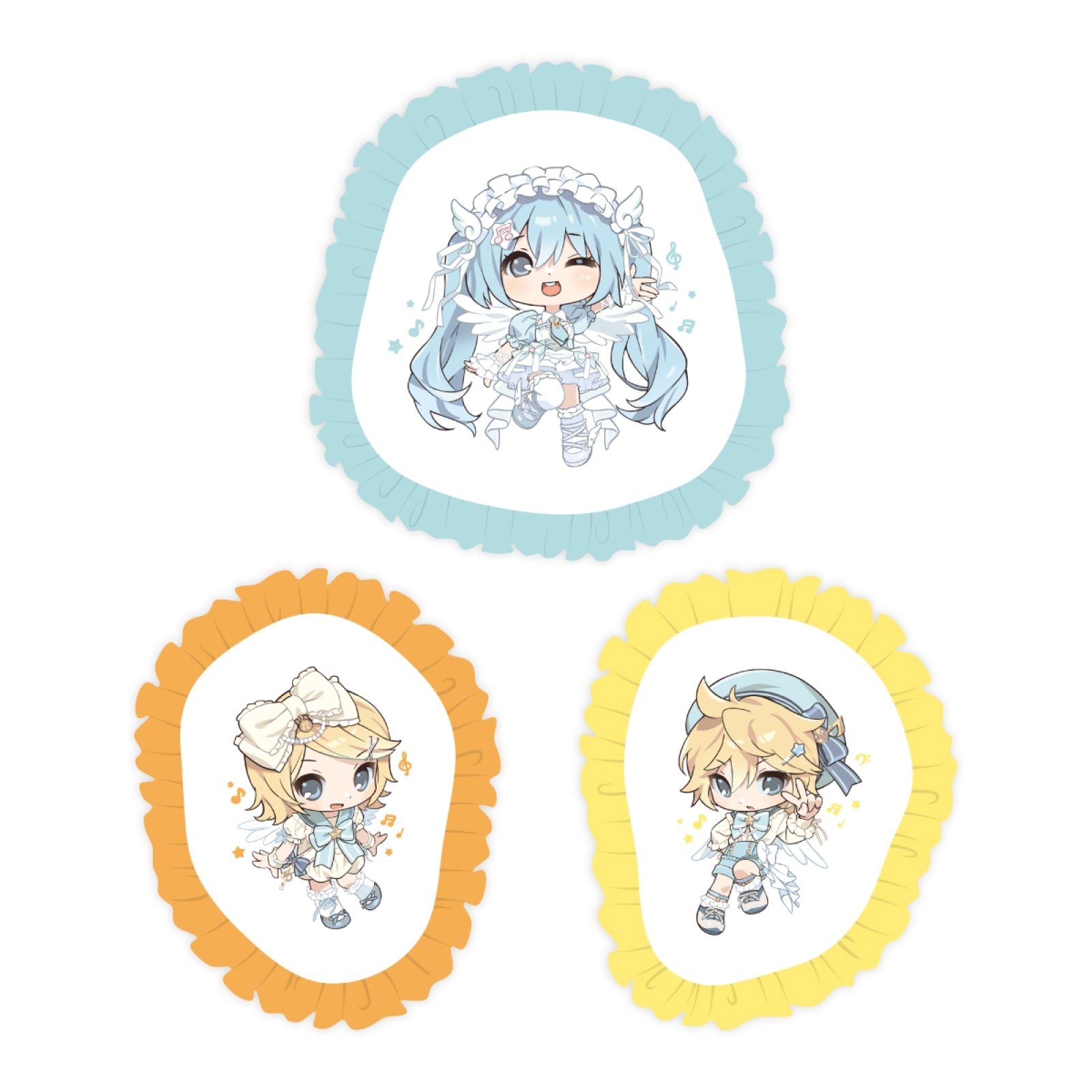 [Pre-order] MIKU & RIN & LEN - FLAT CUSHION / MIKU & RIN & LEN OFFICIAL POP-UP STORE in SEOUL [Meet and Greet] OFFICIAL MD