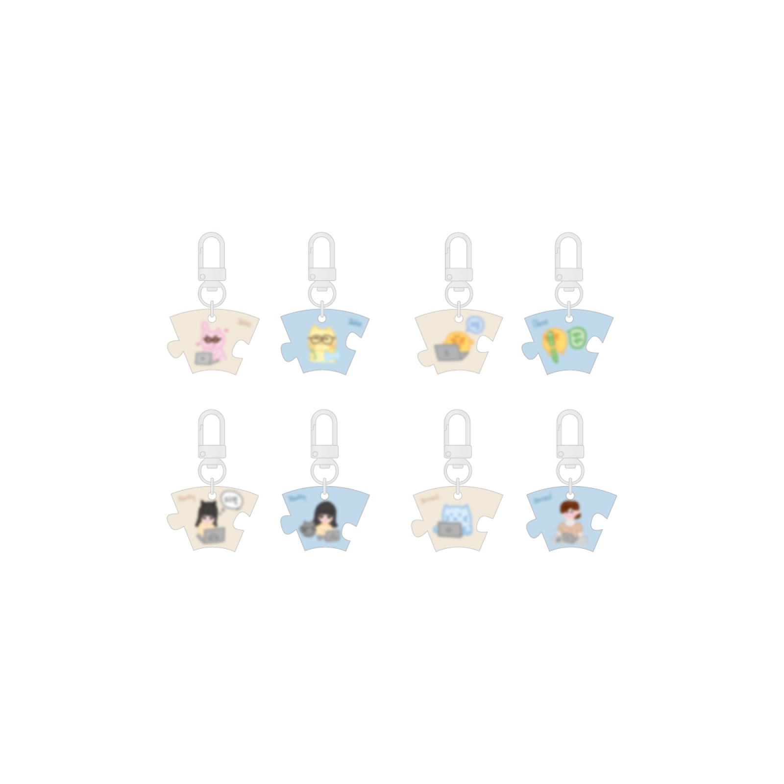 [Pre-order] KISS OF LIFE - RANDOM PUZZLE KEYRING / 2026 KISS OF LIFE ASIA FANMEETING TOUR [DEJA VU] IN SEOUL OFFICIAL MD