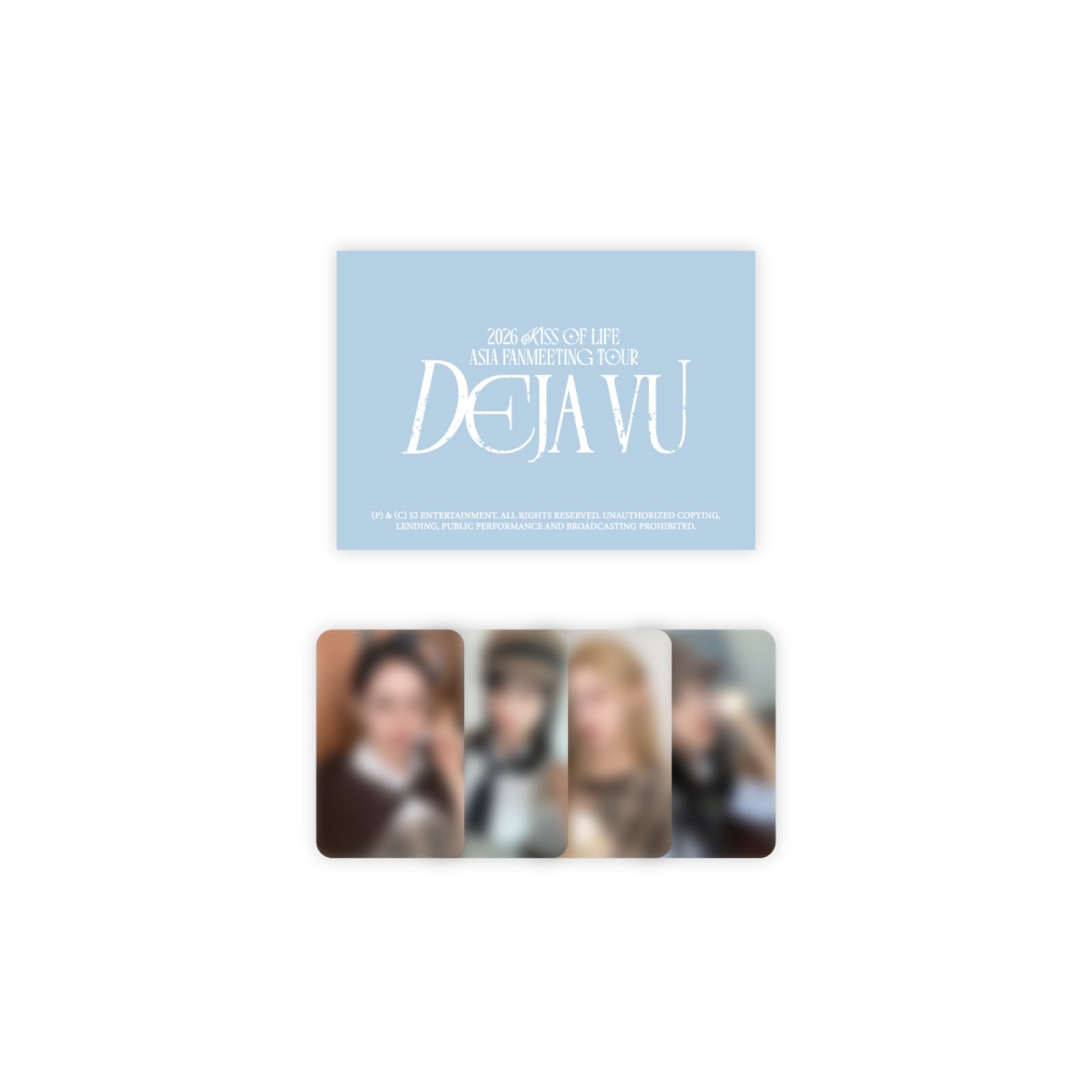[Pre-order] KISS OF LIFE - SECRET MESSAGE CARD SET / 2026 KISS OF LIFE ASIA FANMEETING TOUR [DEJA VU] IN SEOUL OFFICIAL MD