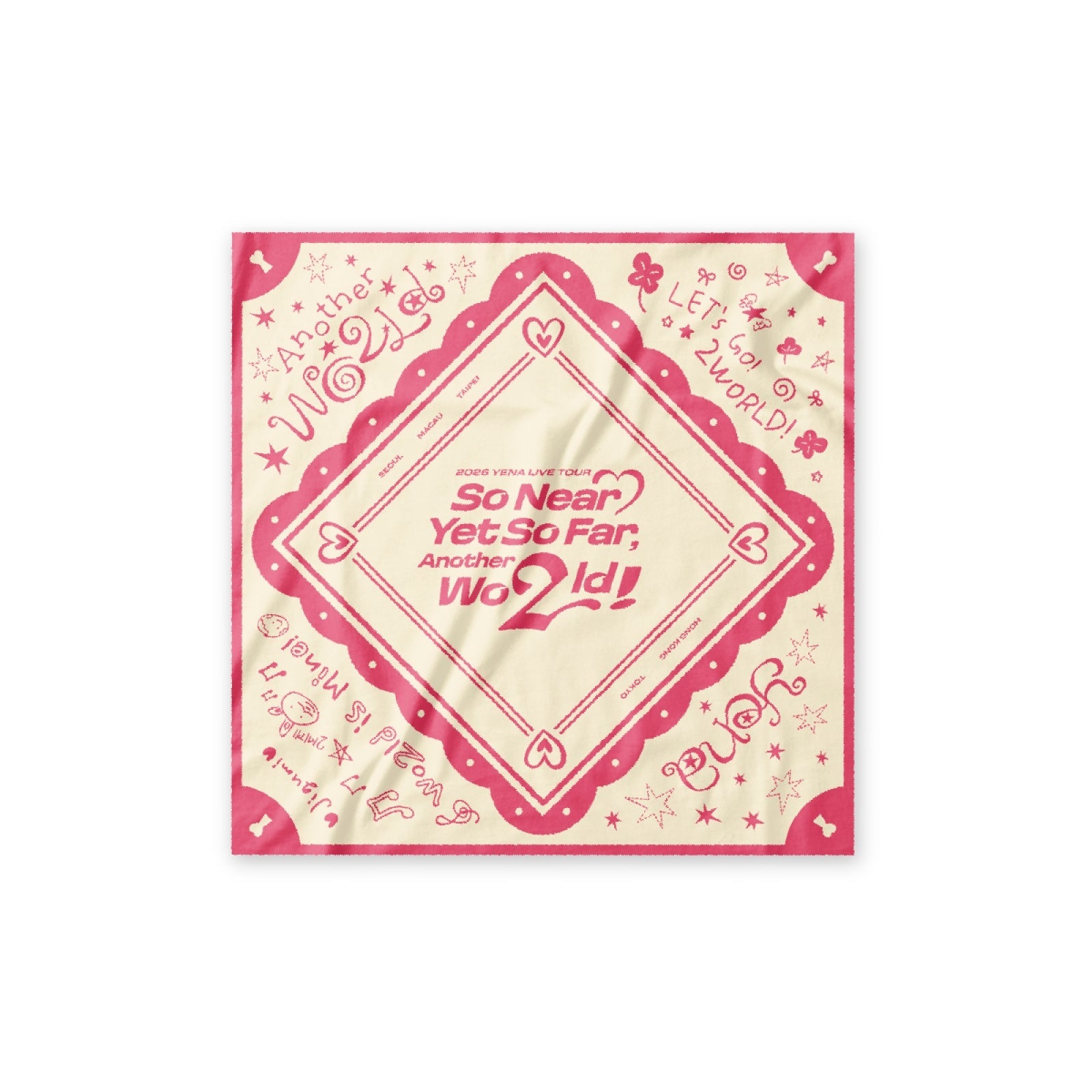 [Pre-order] YENA - BANDANA / 2026 YENA LIVE TOUR [So Near Yet So Far, Another Wo2ld!] In Seoul OFFICIAL MD