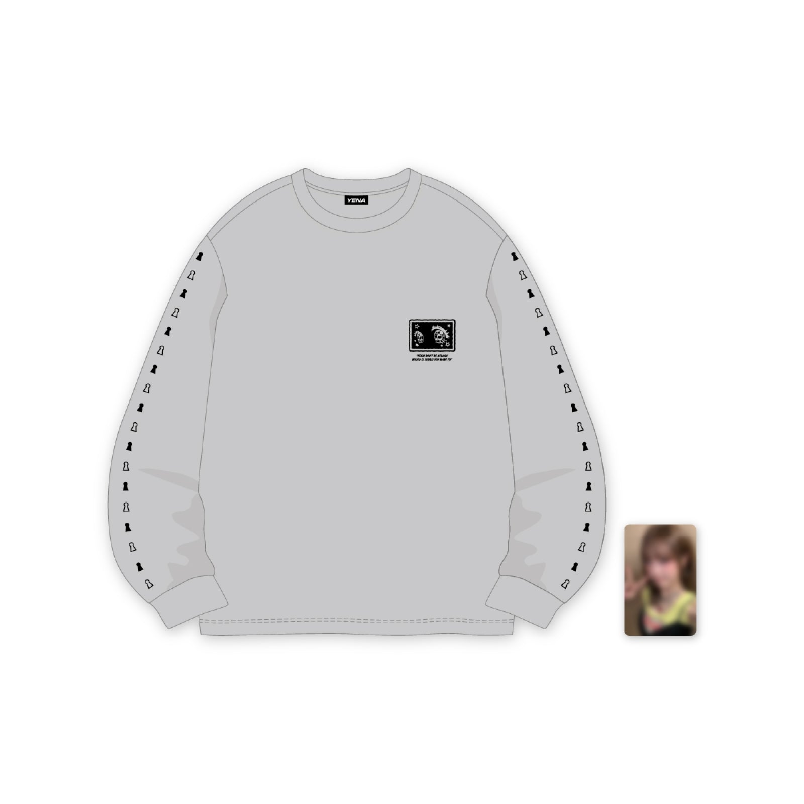 [Pre-order] YENA - LONG SLEEVE / 2026 YENA LIVE TOUR [So Near Yet So Far, Another Wo2ld!] In Seoul OFFICIAL MD