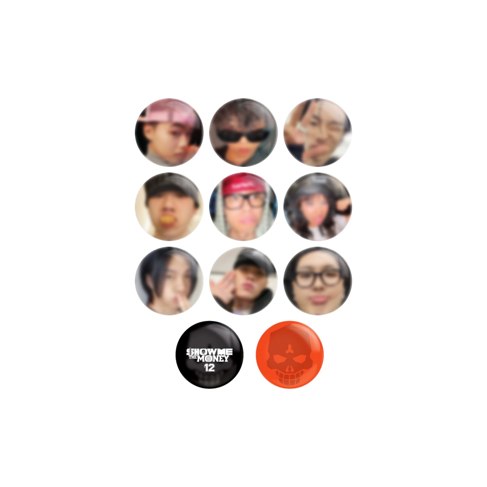 [Pre-order] SHOW ME THE MONEY 12 - PIN BUTTON SET / SHOW ME THE MONEY 12 POP-UP STORE OFFICIAL MD