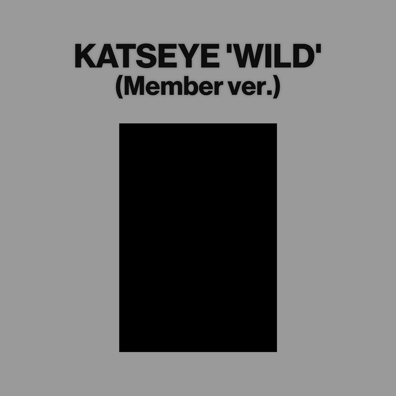 [POB] KATSEYE - WILD (Member ver.)