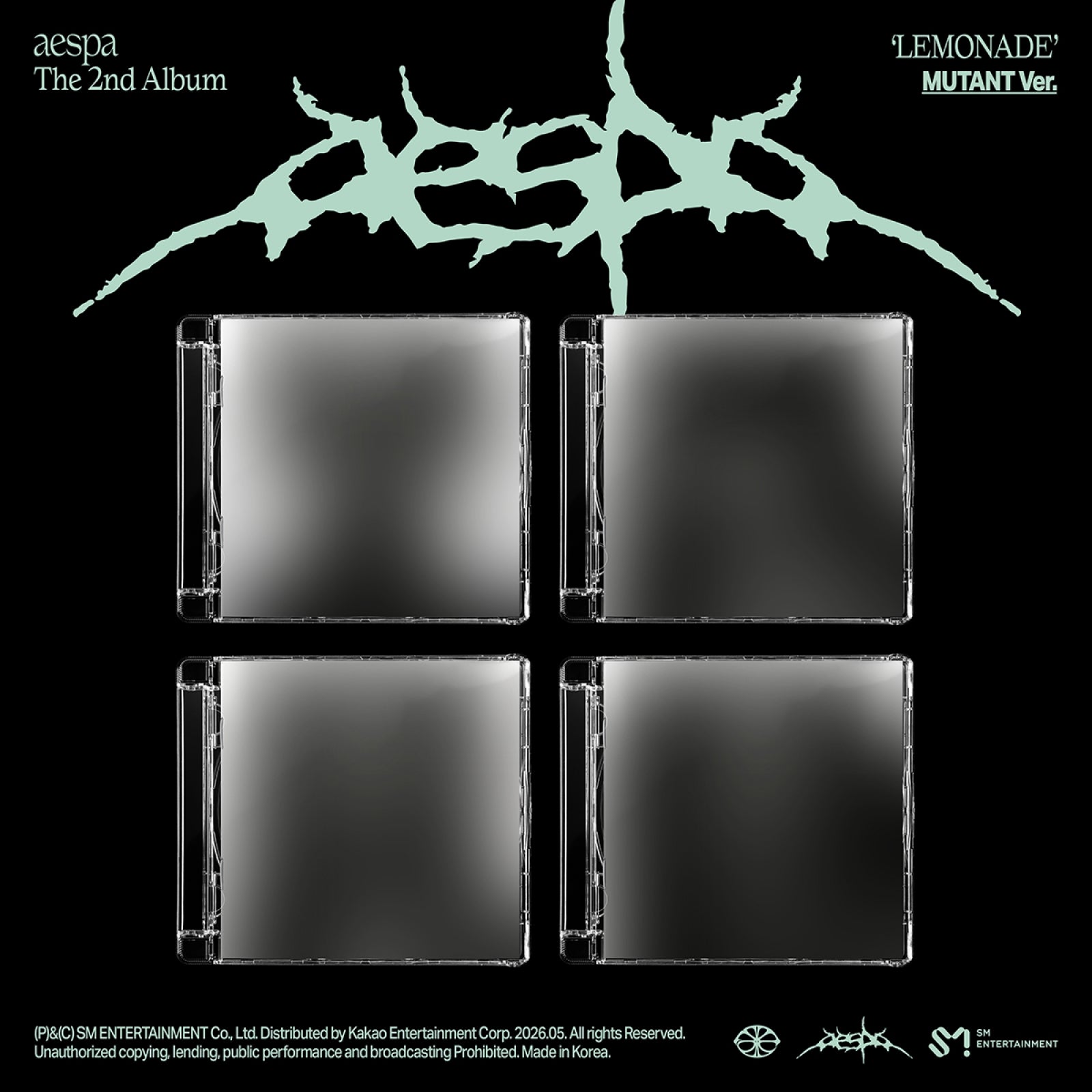 [Pre-order] aespa - LEMONADE / The 2nd Album (MUTANT Ver.)