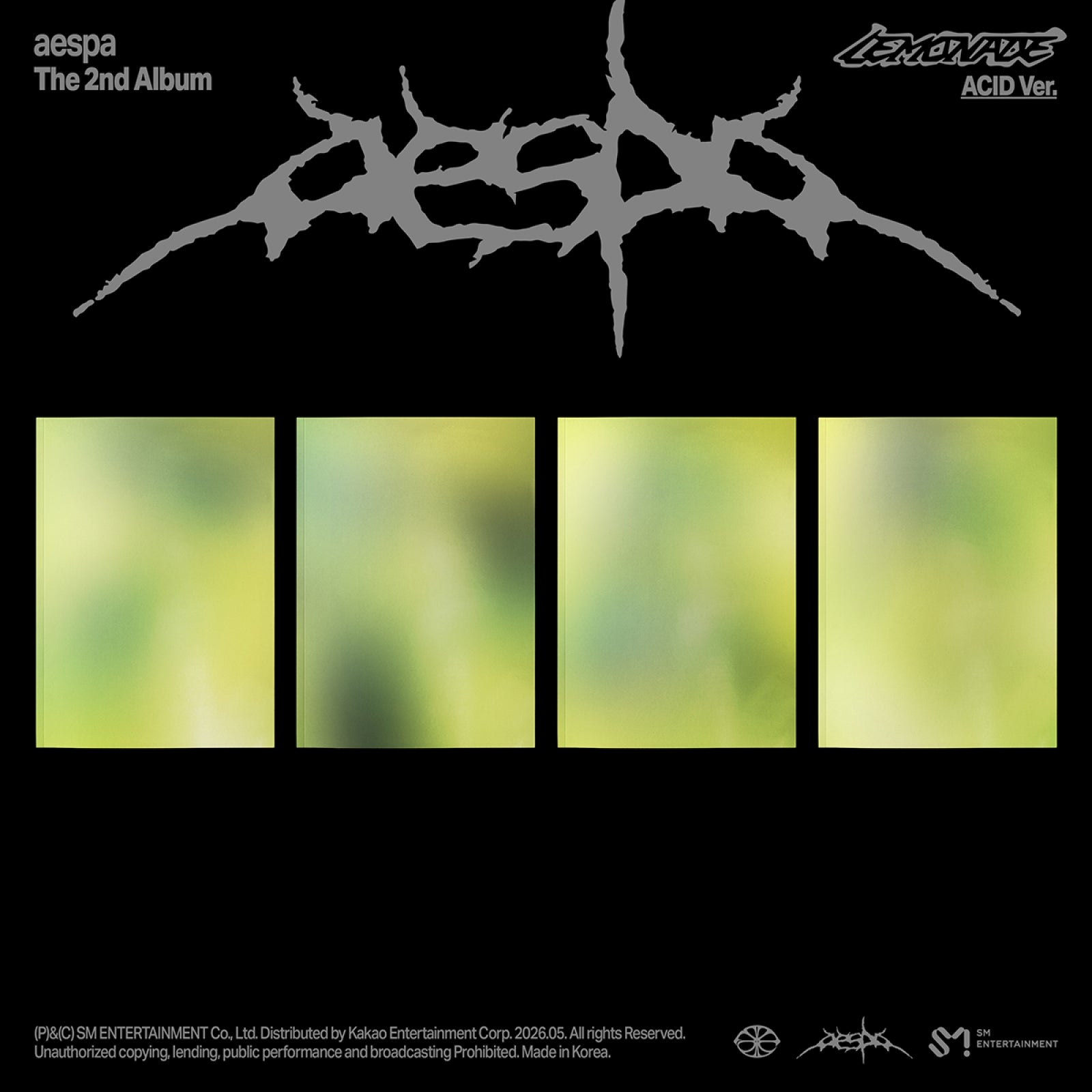 [POB] aespa - LEMONADE / The 2nd Album (ACID Ver.)